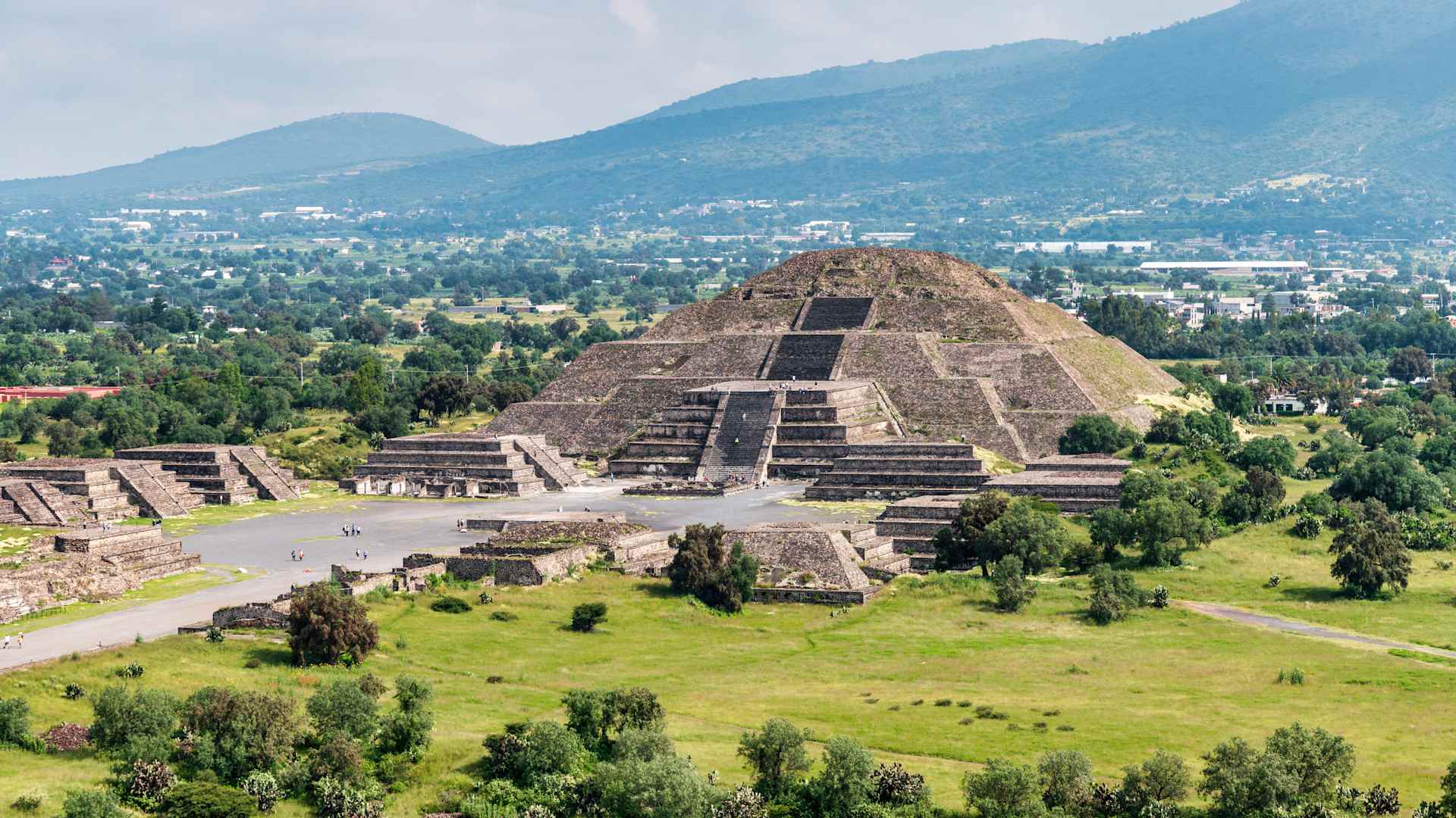 The ruins of Teotihuacan in Mexico City.