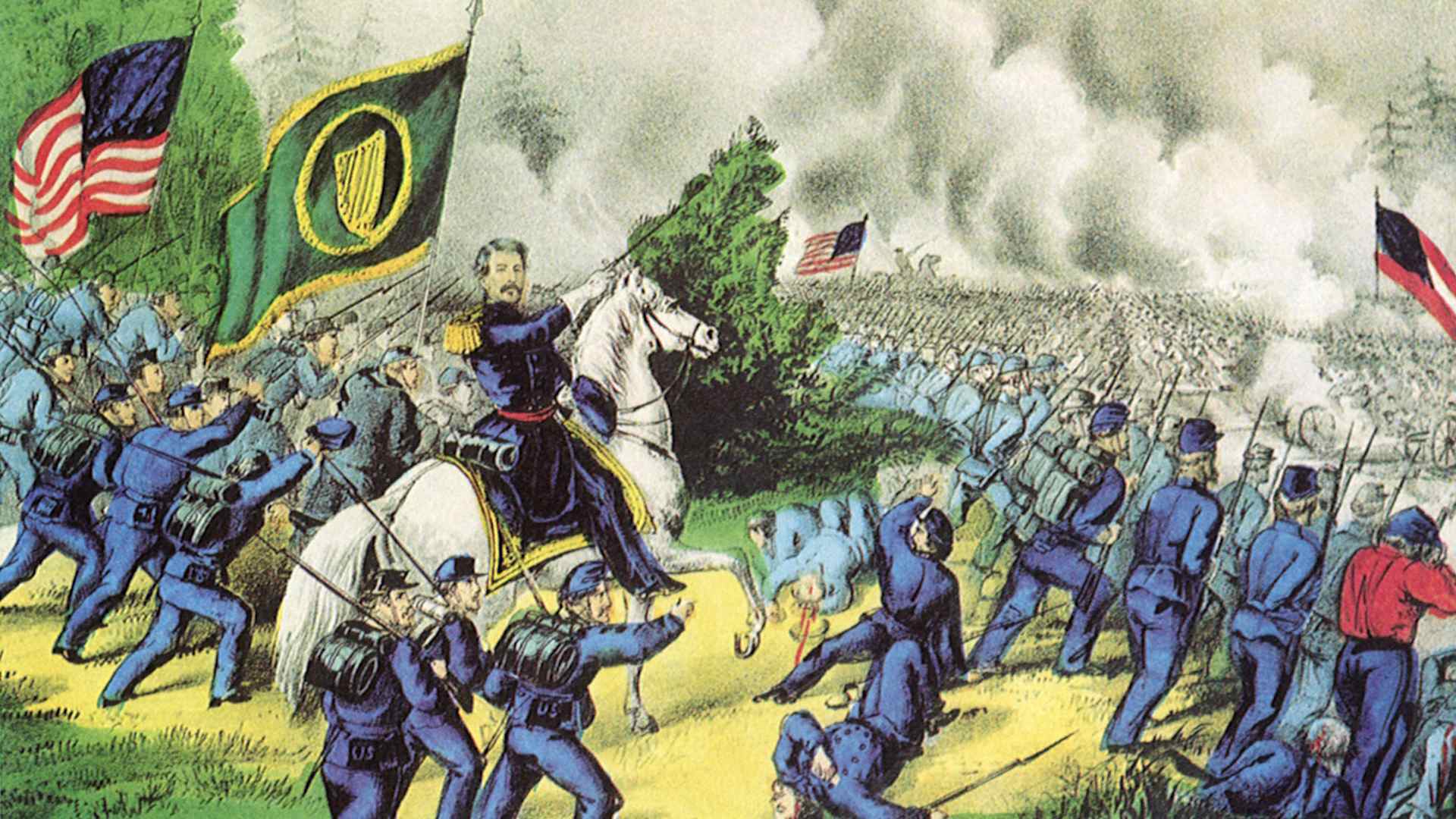 Irish Brigade Charge.