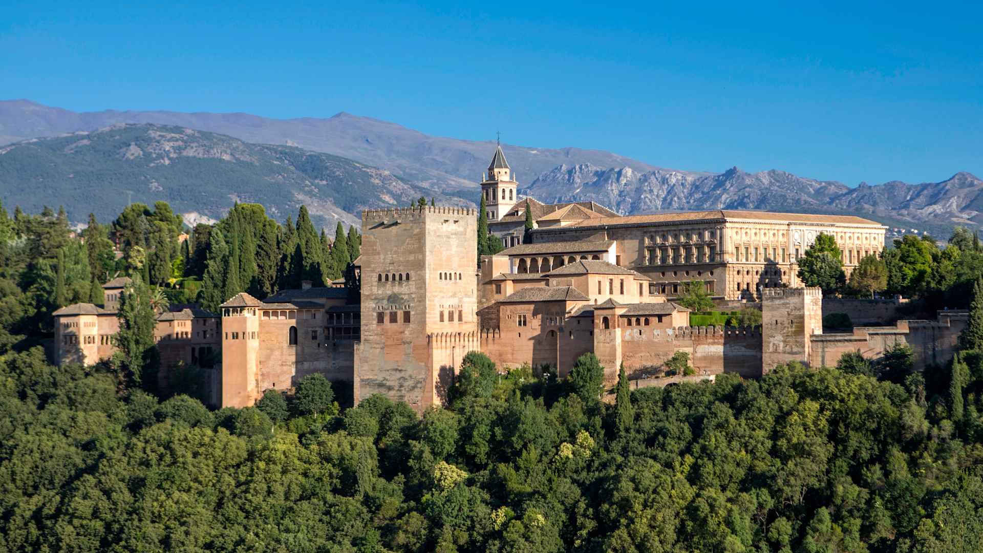 The Alhambra, a UNESCO World Heritage site in Granada, Spain.