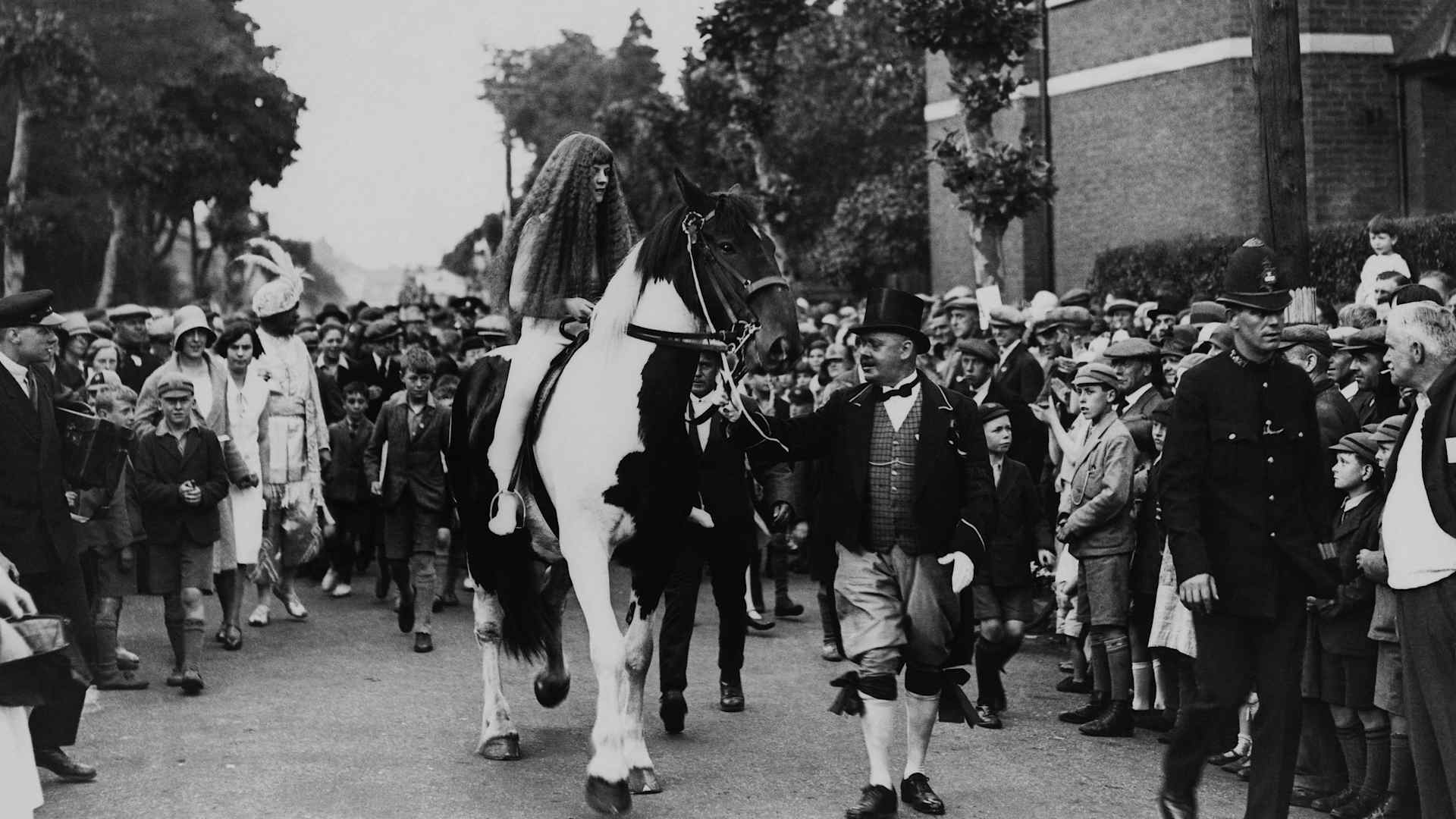 UNITED KINGDOM - JANUARY 01: Lady Godiva At The Carnival In England-United Kingdom On 1930 (Photo by Keystone-France/Gamma-Keystone via Getty Images)