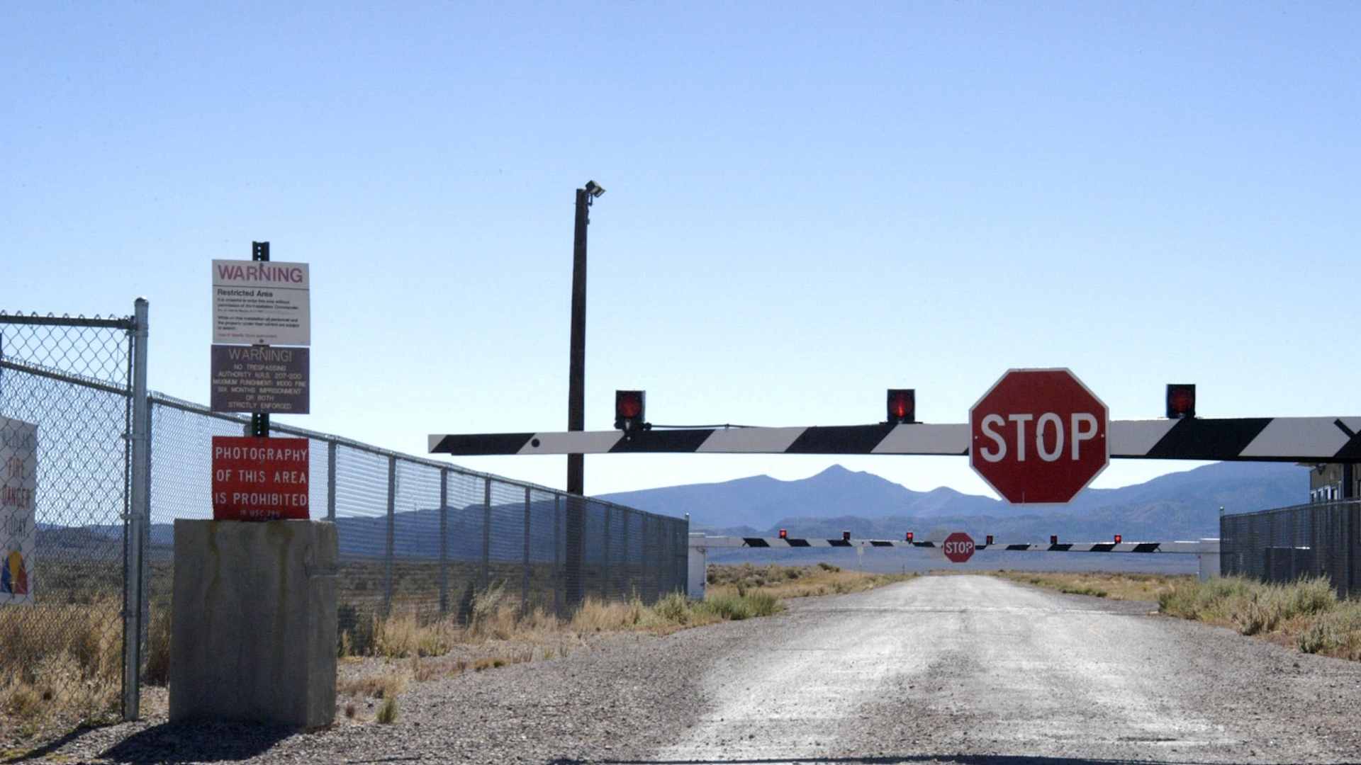 Guard Gate at Area 51 (Groom Lake, Dreamland) near Rachel, Nevada
