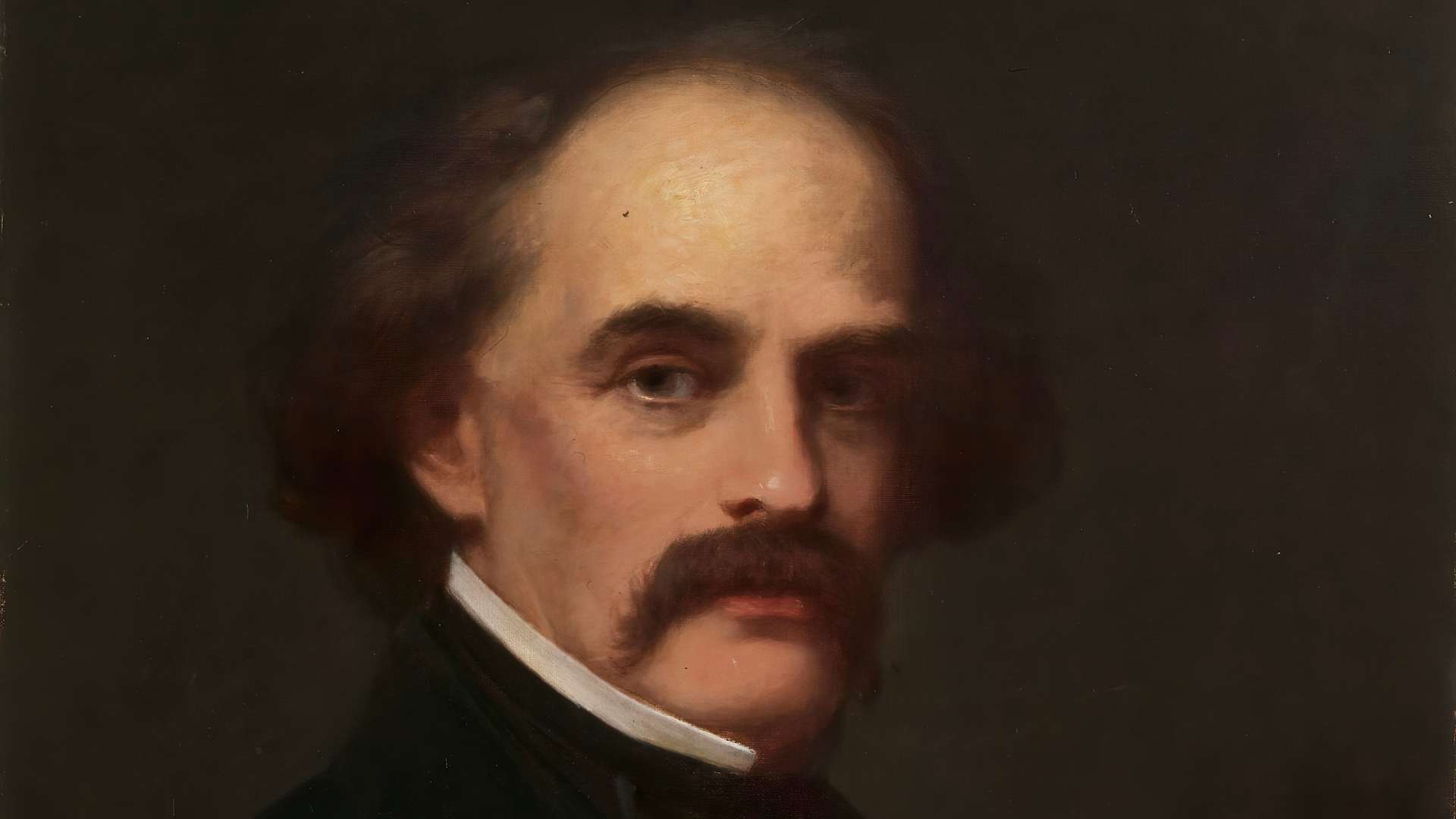 Portrait of Nathaniel Hawthorne, ca. 1886, by artist Alexander Johnston.
