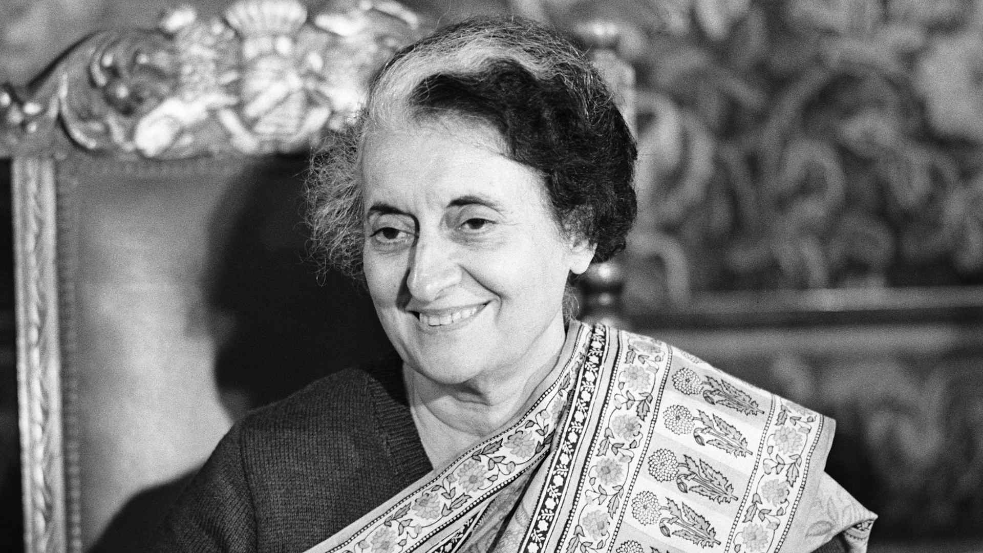 Indira Gandhi, Prime Minister of India.
