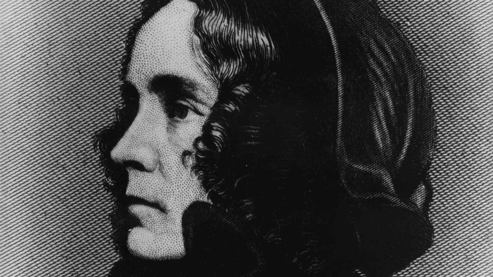 circa 1845: Jane Pierce (1806 - 1863), formerly Jane Means Appleton, wife of American president Franklin Pierce. A deeply religious woman, she opposed her husband's involvement in politics and disliked her public responsibilites as First Lady. (Photo by MPI/Getty Images)
