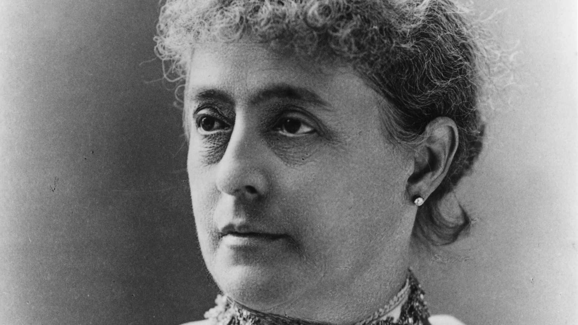 1889: Caroline Lavinia Scott Harrison (1832 - 1892), the first wife of American president Benjamin Harrison. She was an accomplished pianist, artist and dancer, and hosted many elegant parties before dying of tuberculosis in the White House. (Photo by MPI/Getty Images)