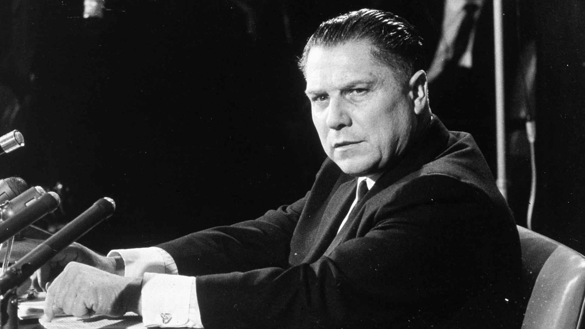 Labor leader Jimmy Hoffa (1913 - c.1975)