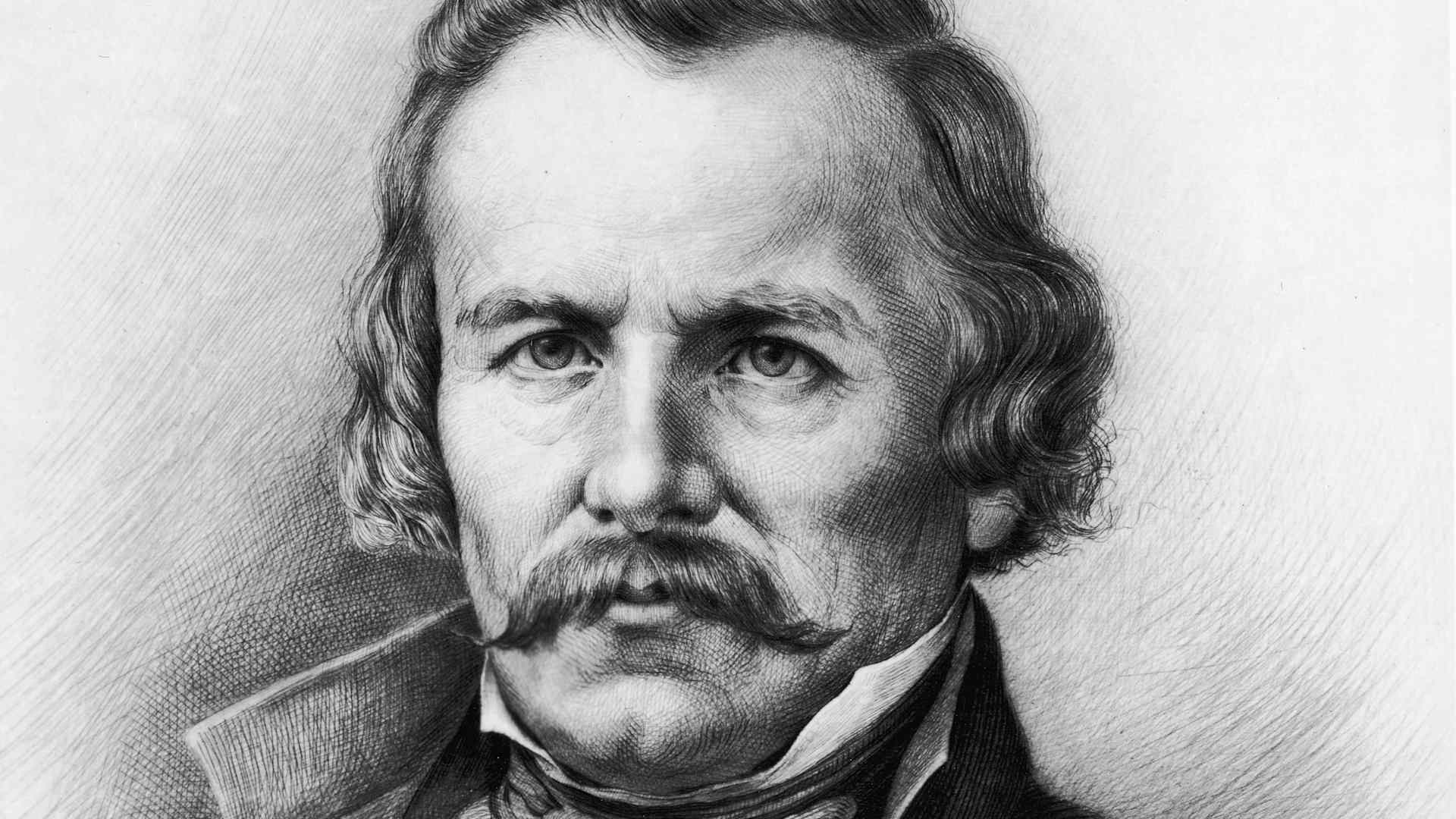 circa 1850: Portrait of American soldier Albert Sidney Johnston (1803-1862) who was in the US army but resigned in 1861 to enter the Confederate army; he was killed in action at the Battle of Shiloh in 1862. (Photo by Hulton Archive/Getty Images)