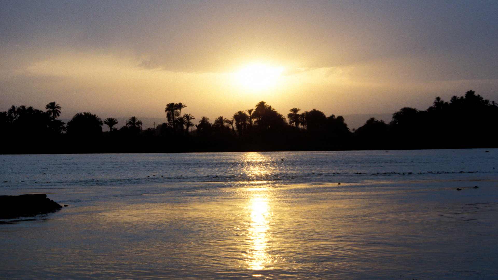 River Nile at sunset, Egypt. (Photo by Ann Ronan Pictures/Print Collector/Getty Images)