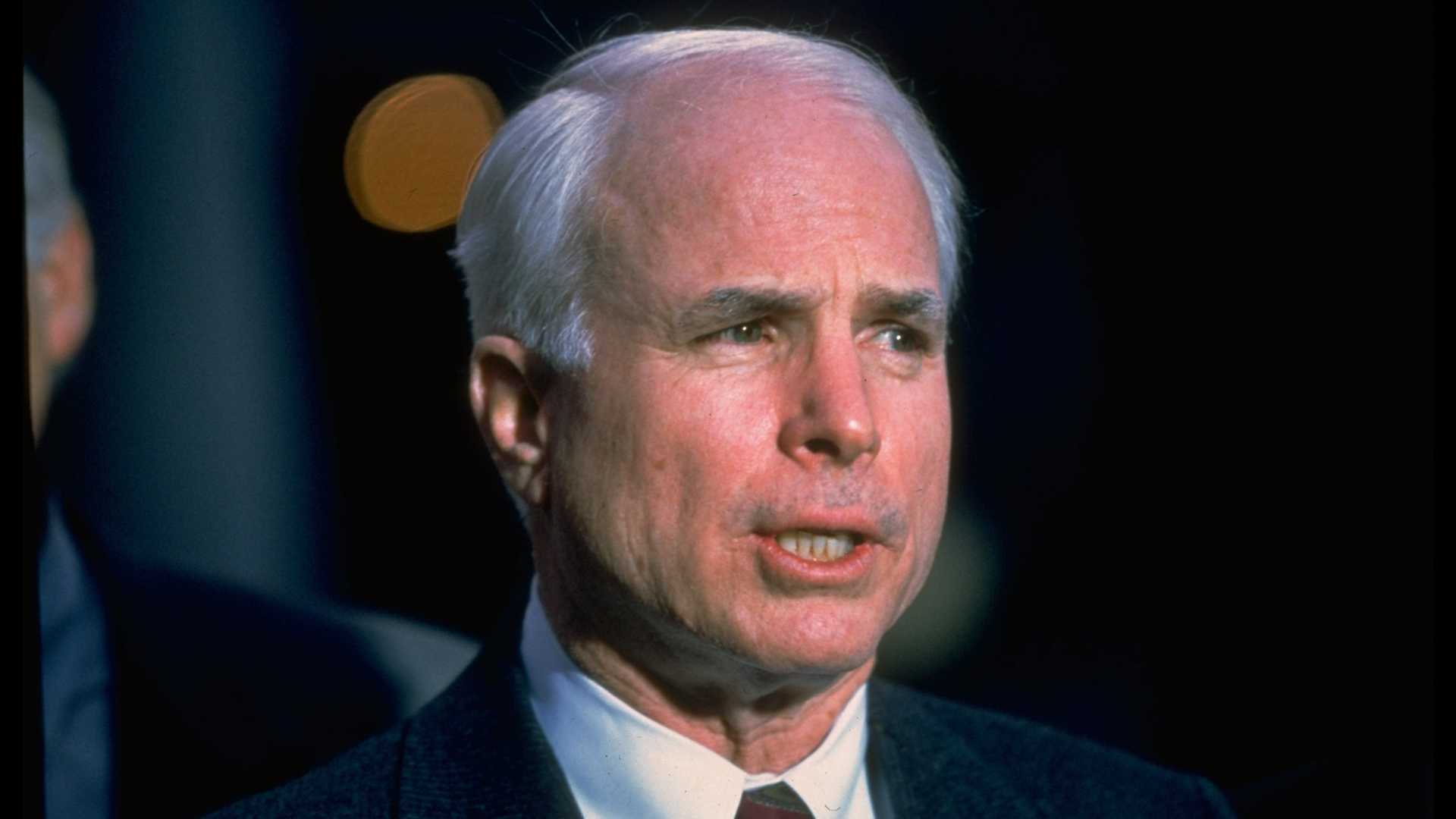 Sen. John McCain (Repub-AZ) on Capitol Hill. (Photo by Diana Walker/Getty Images)