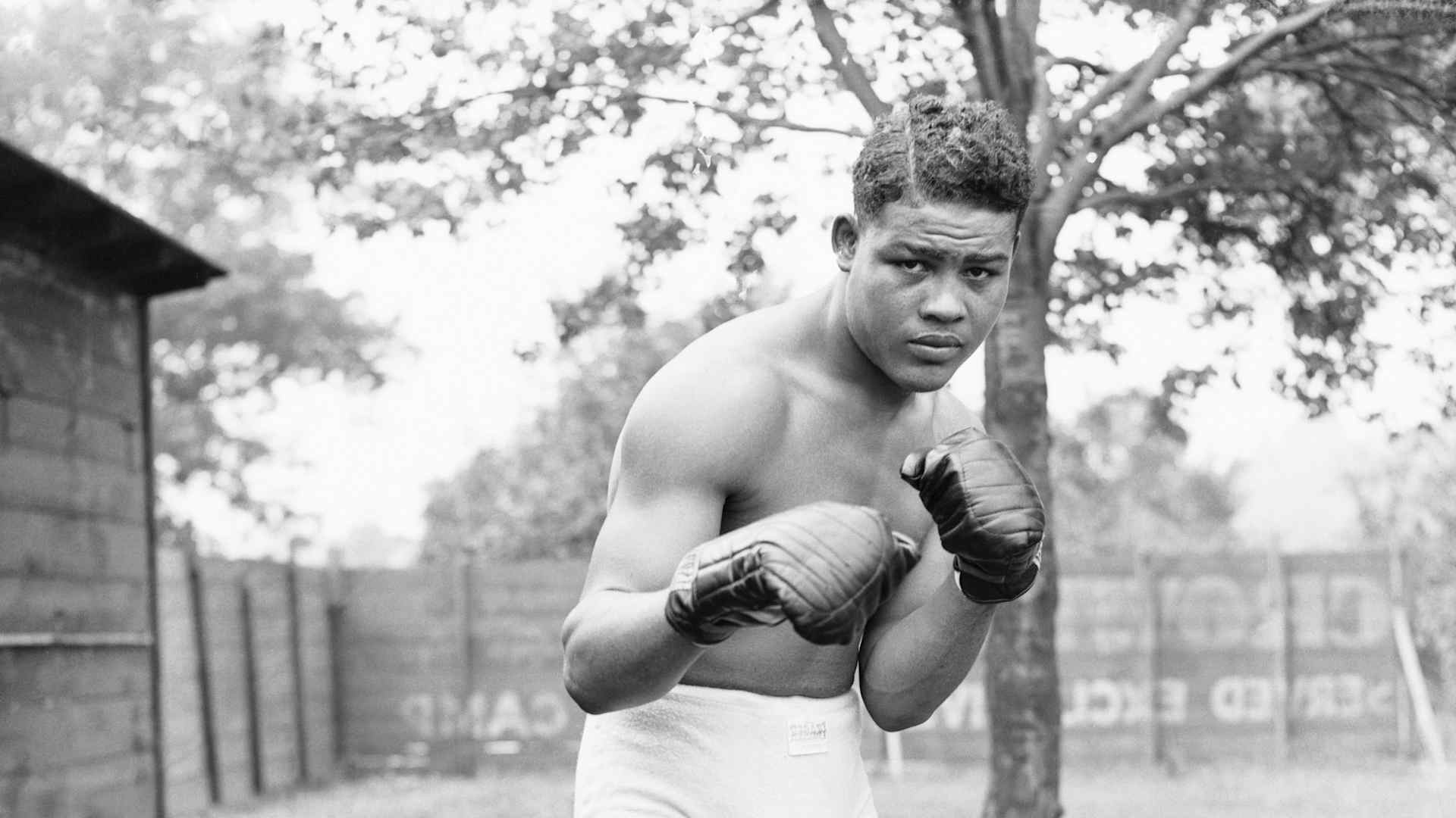 Joe Louis full-length portrait