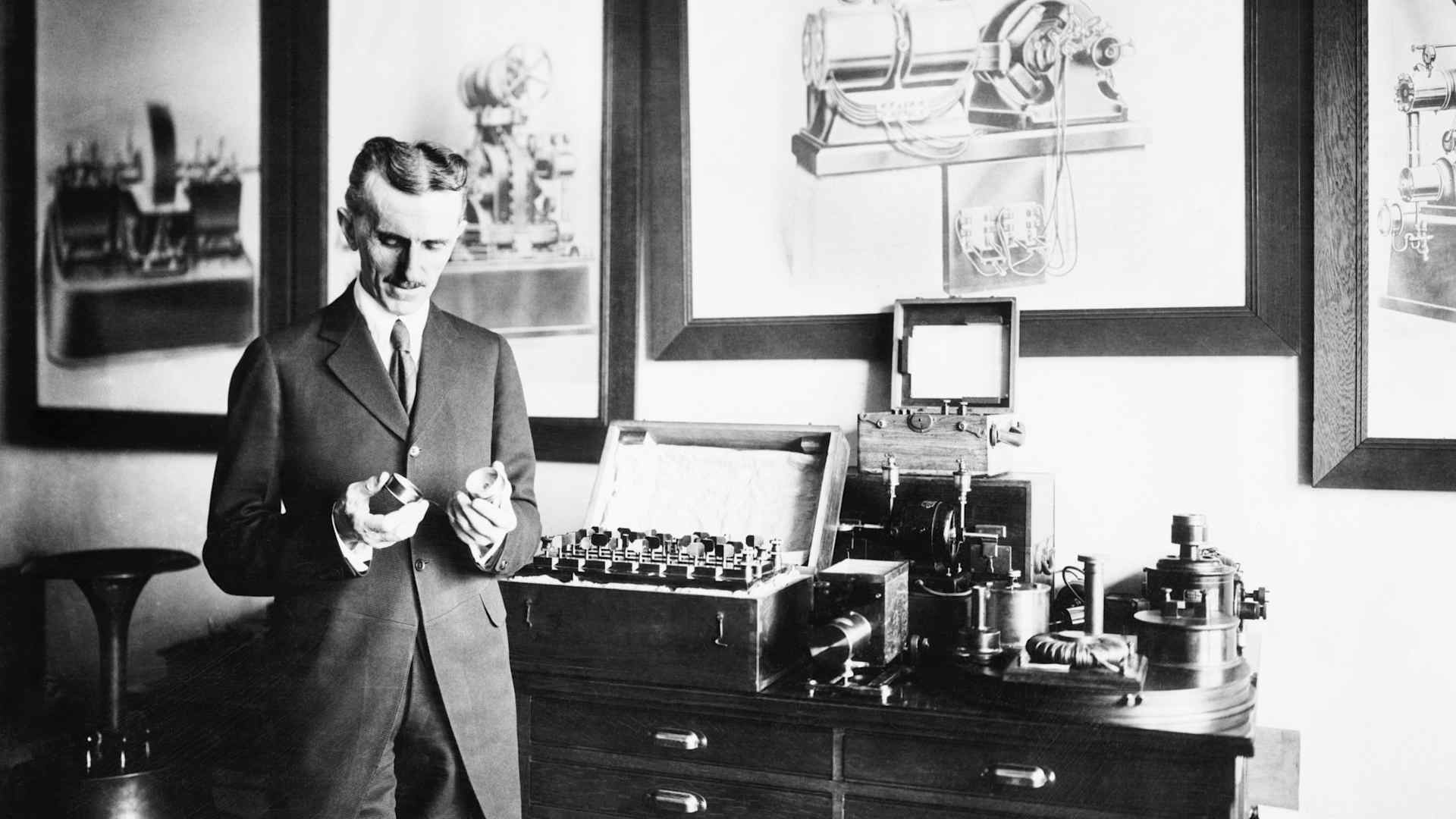Serbian-American inventor and discoverer of magnetic field rotations leading to the use of alternating-currents in electrical machinery and the induction coil known as the "Tesla coil."