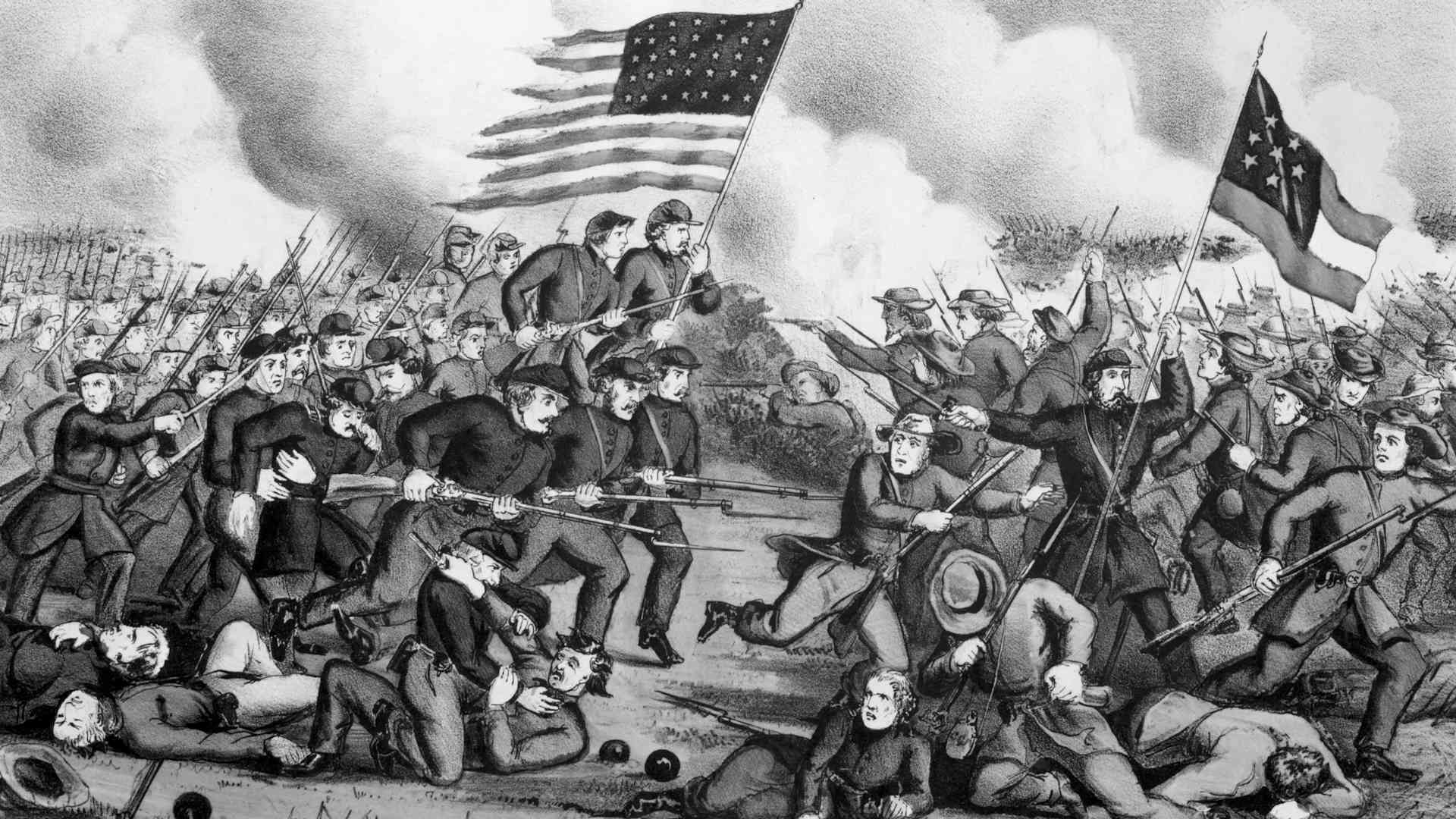 The Second Battle of Bull Run during the U.S. Civil War