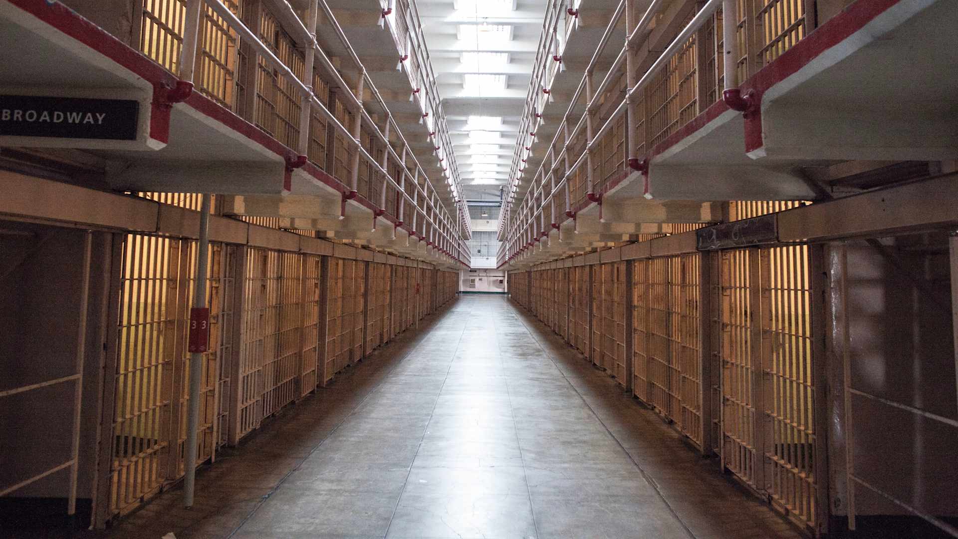 The main Prison also known as Broadway inside the historic Alcatraz Jail in San Francisco, California on Wednesday, June 23, 2015.