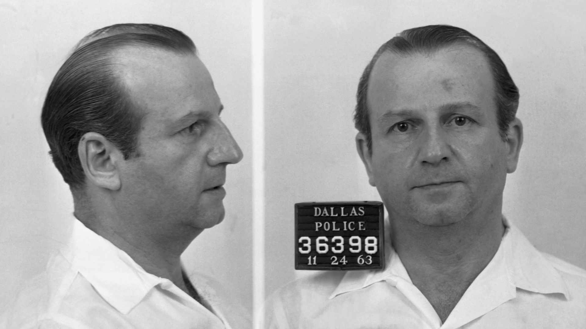 On November 24, 1963, Jack Ruby was arrested for murdering Lee Harvey Oswald, who had been arrested on charges of assassinating President Kennedy and murdering a Dallas police officer two days earlier.