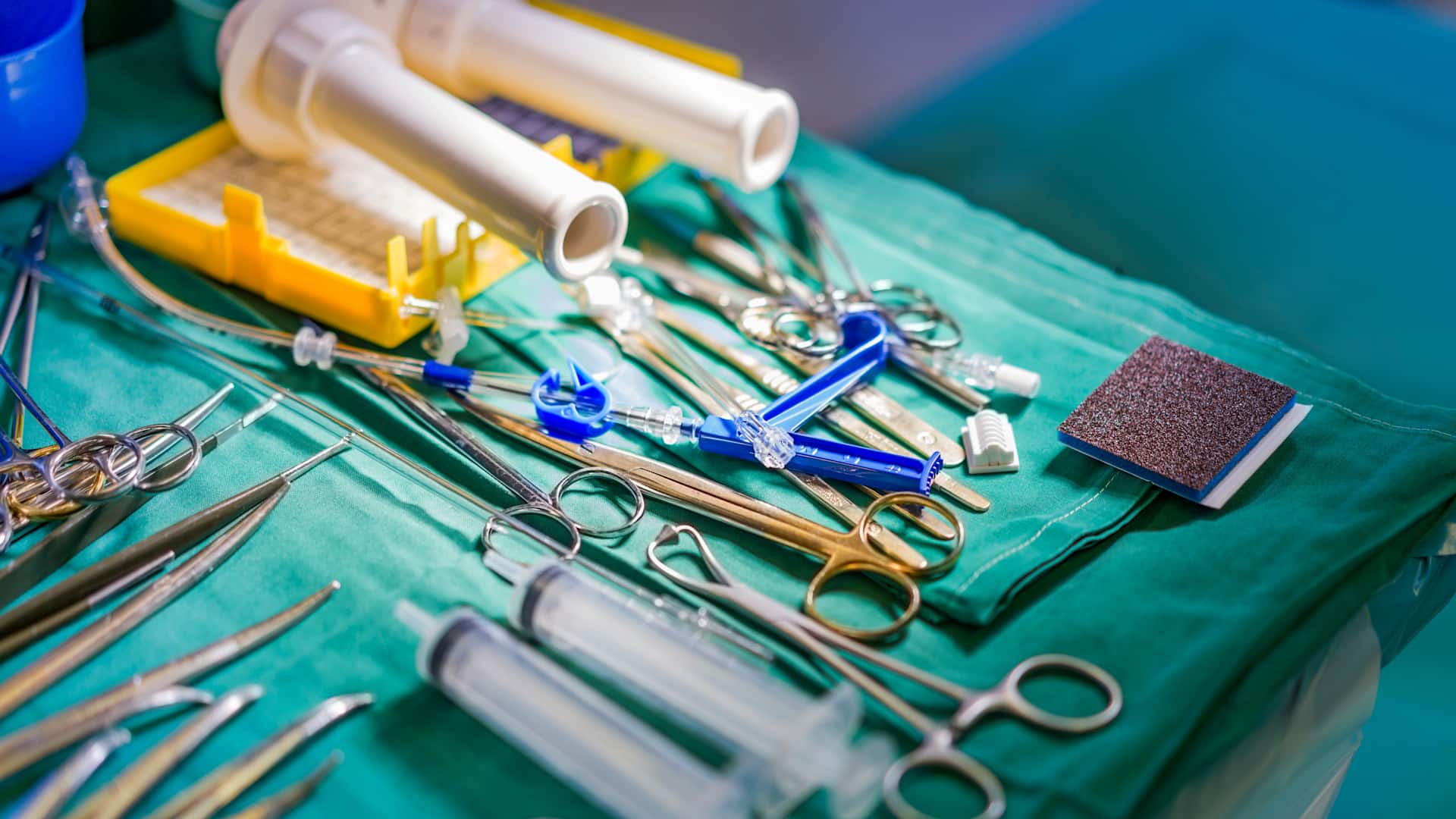 Heart valve replacement surgery, operating room, Reykjavik, Iceland