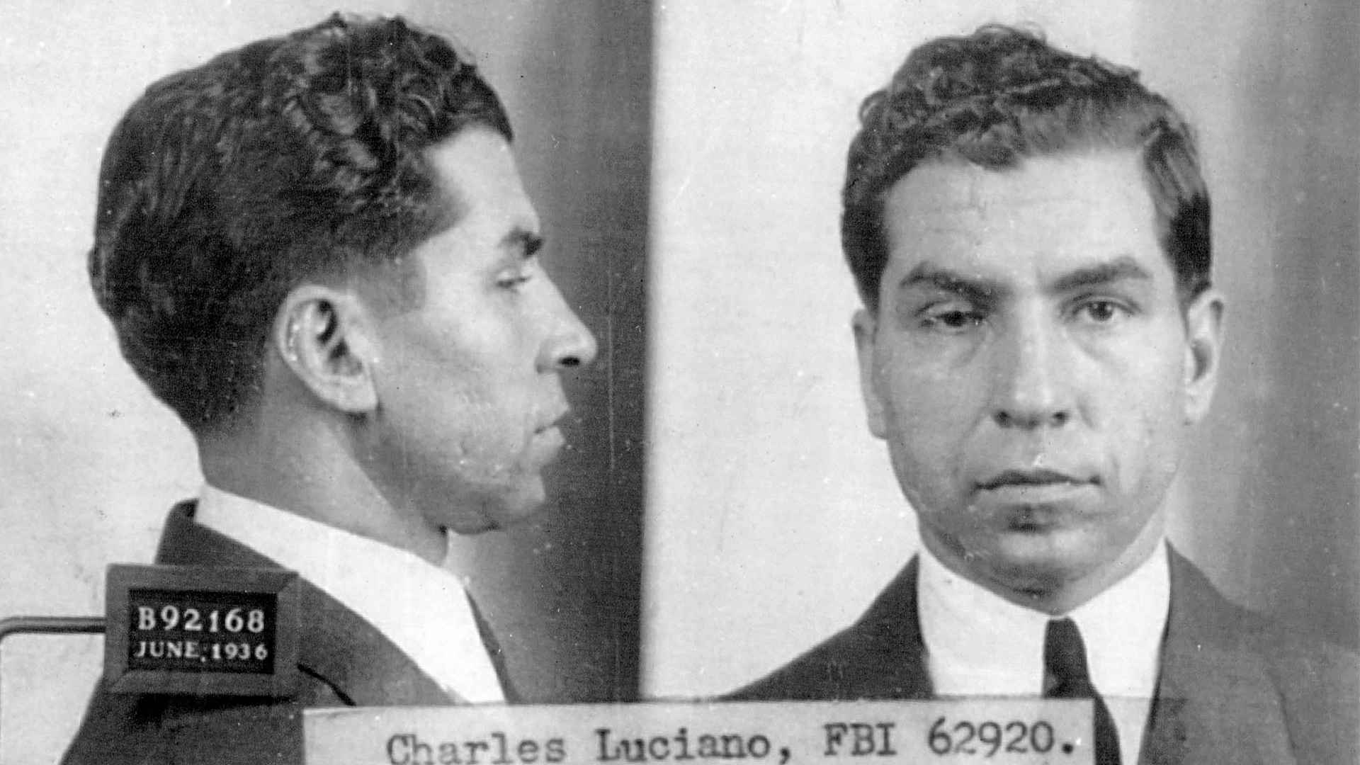 381090 03: FBI photo of organized crime boss and ''La Cosa Nostra'' leader Charles ''Lucky'' Luciano. (Photo by National Archive/Newsmakers)