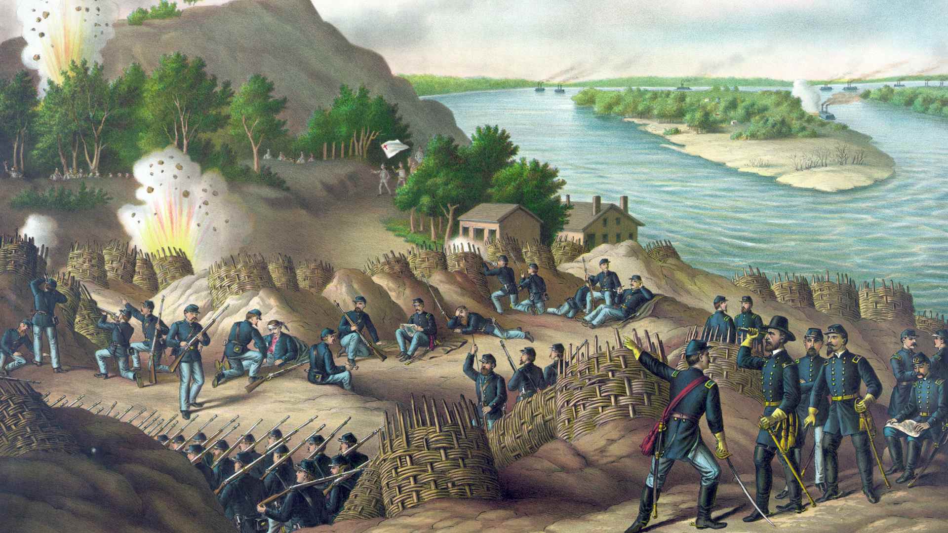 The Siege of Vicksburg, the final major action in the Vicksburg Campaign of the American Civil War.
