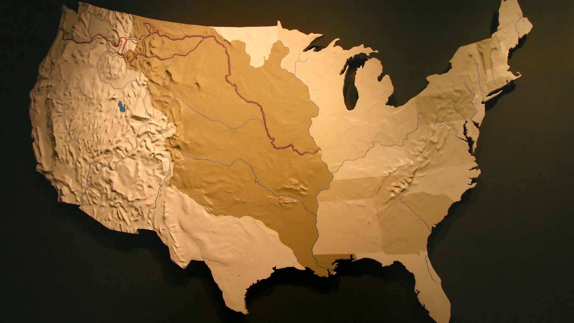A map of the Louisiana Purchase.
