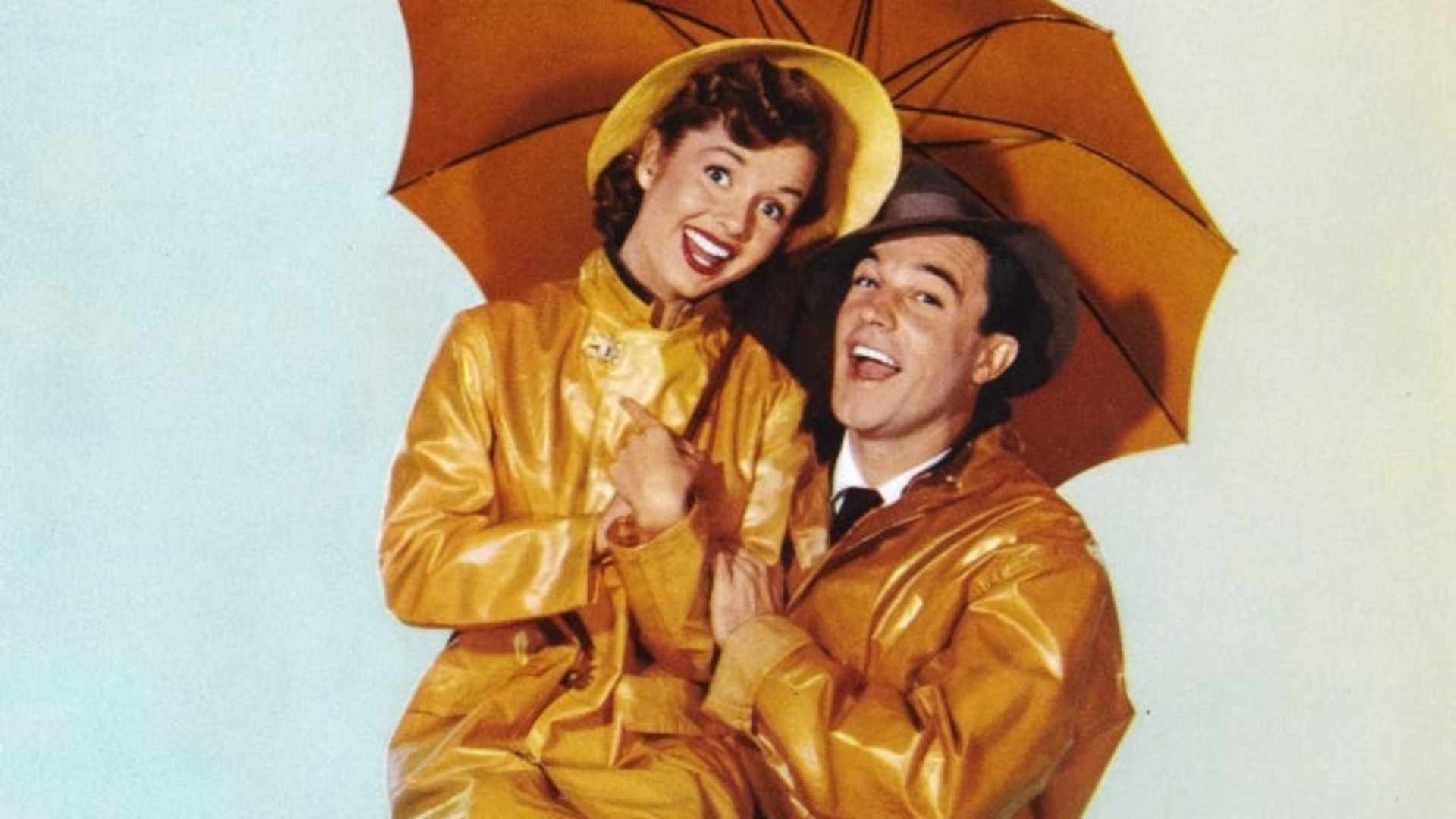 A poster for Stanley Donen's 1952 comedy 'Singin' in the Rain' starring Gene Kelly and Debbie Reynolds. (Credit: Movie Poster Image Art/Getty Images)