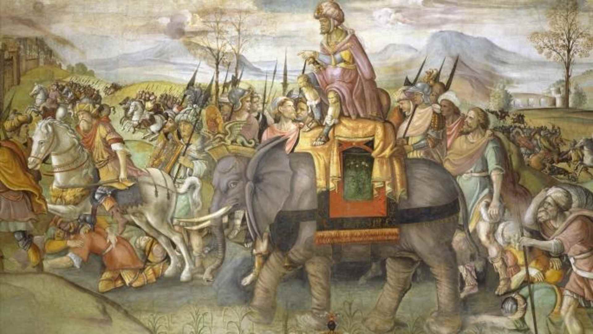 Hannibal crossing the Alps (Credit: DeAgostini/Getty Images)