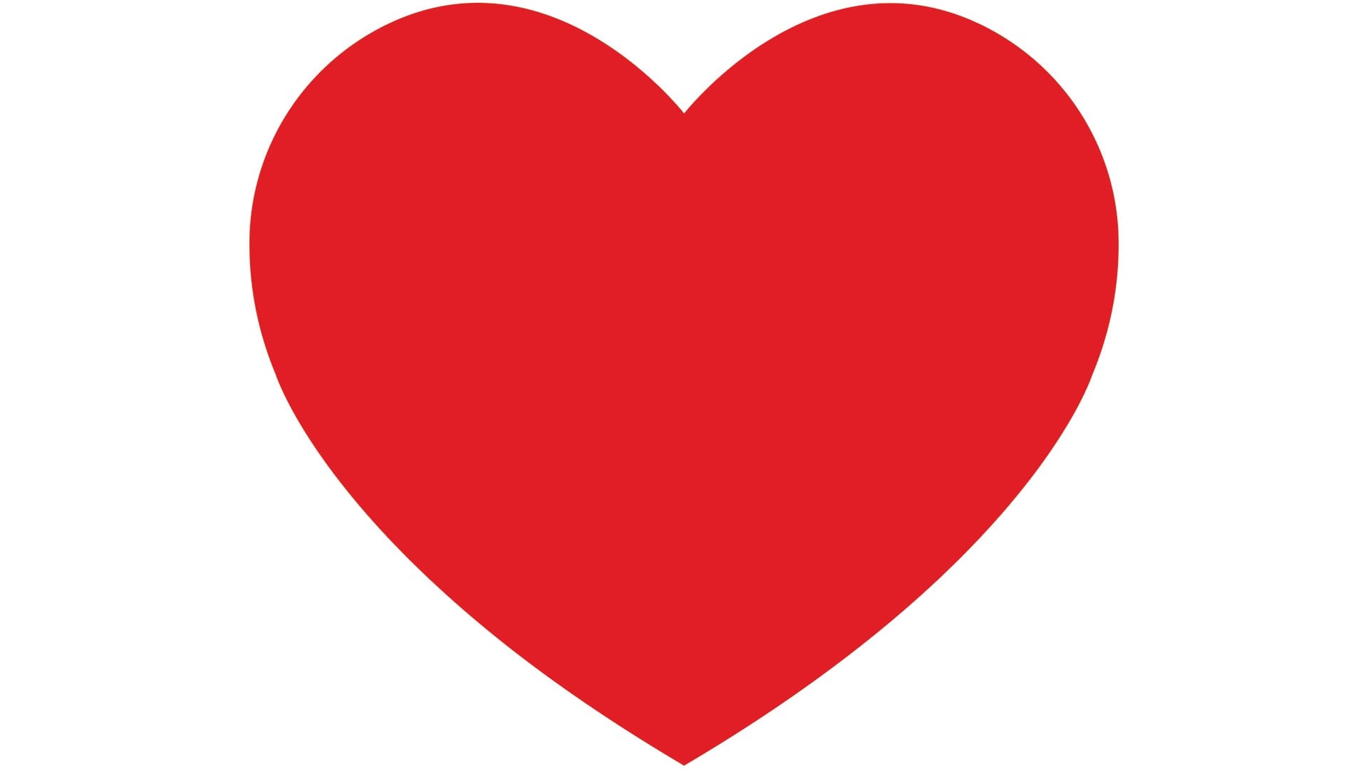 Heart shape.