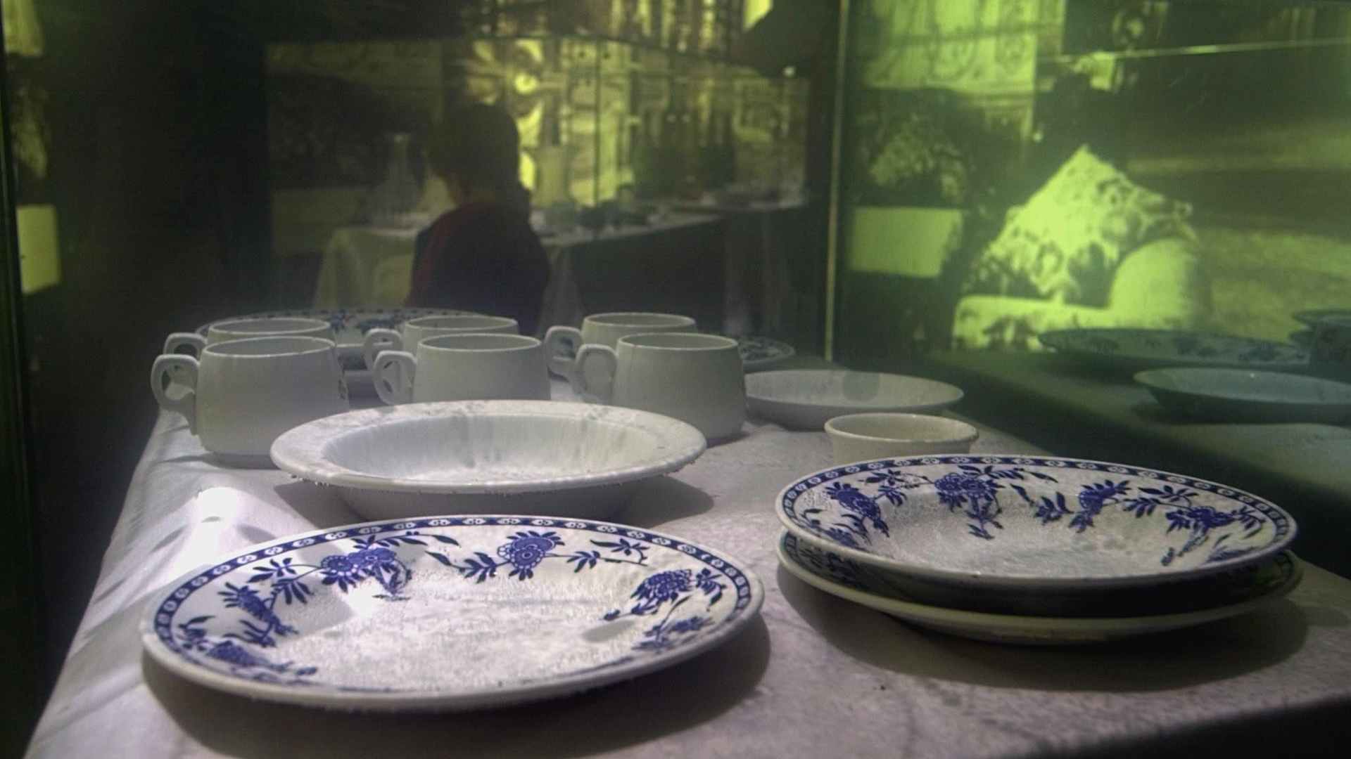 Original china recovered from the wreck of the Titanic