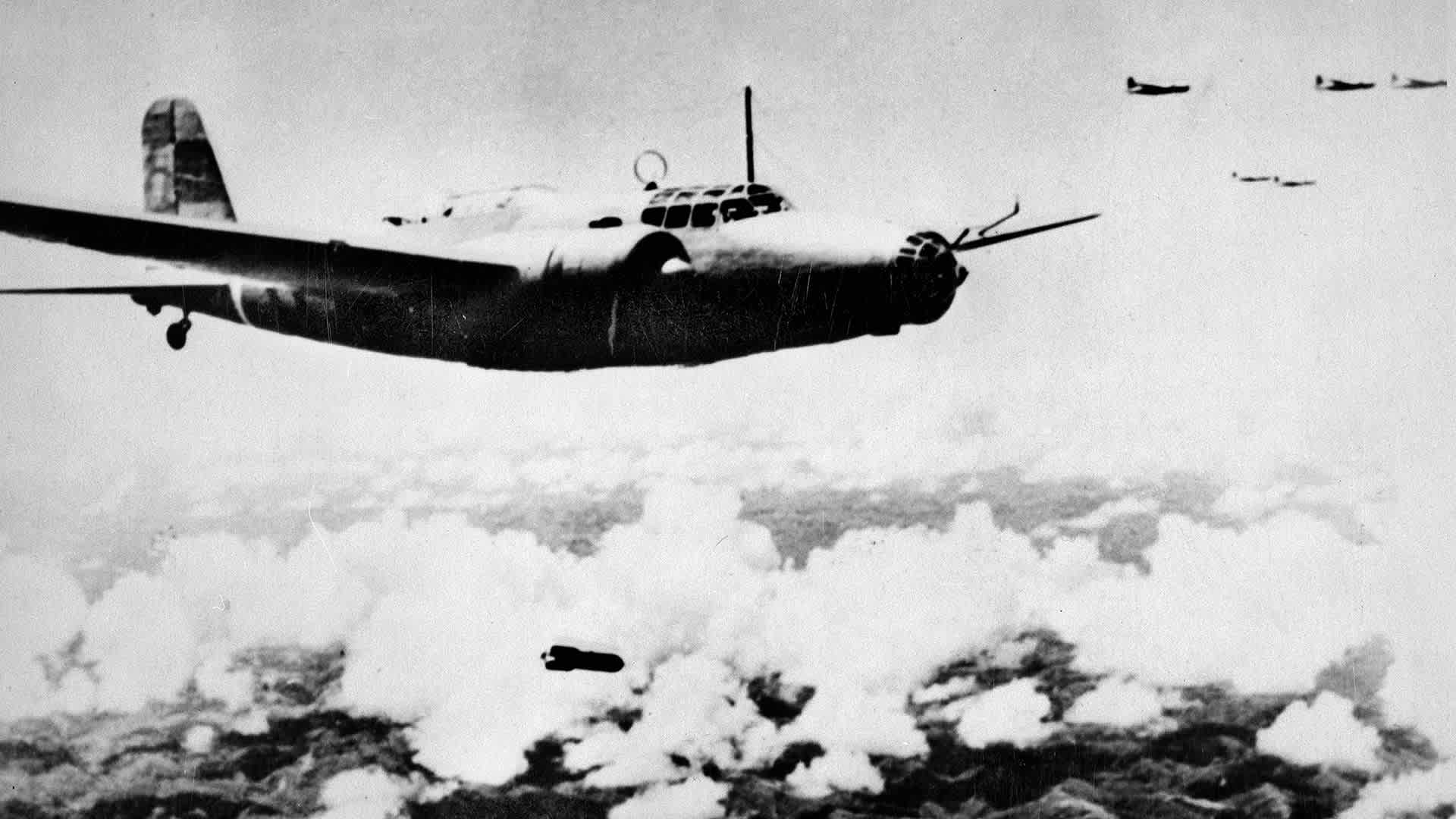A Japanese squadron before Pearl Harbor, December 1941. (Photo by Roger Viollet via Getty Images)