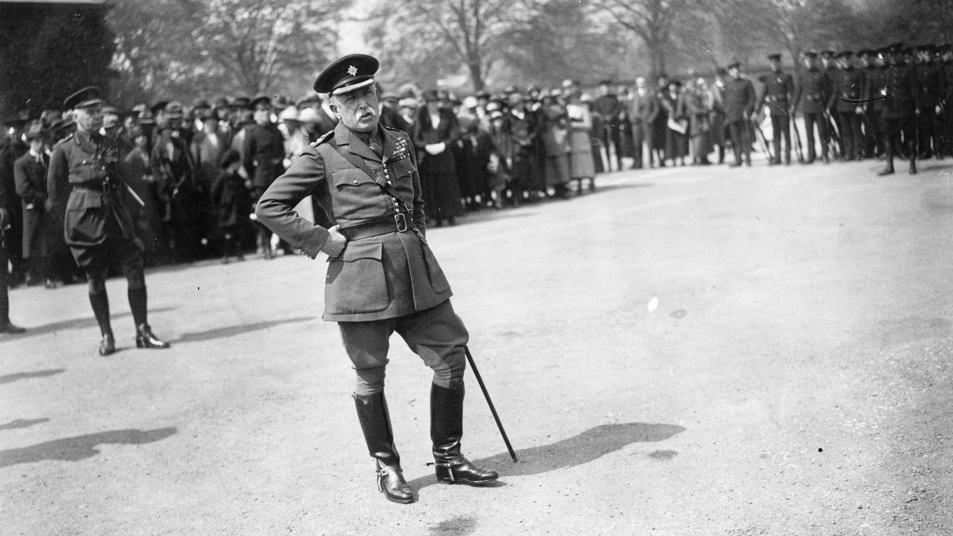 British Field Marshal Sir John Denton Pinkstone French