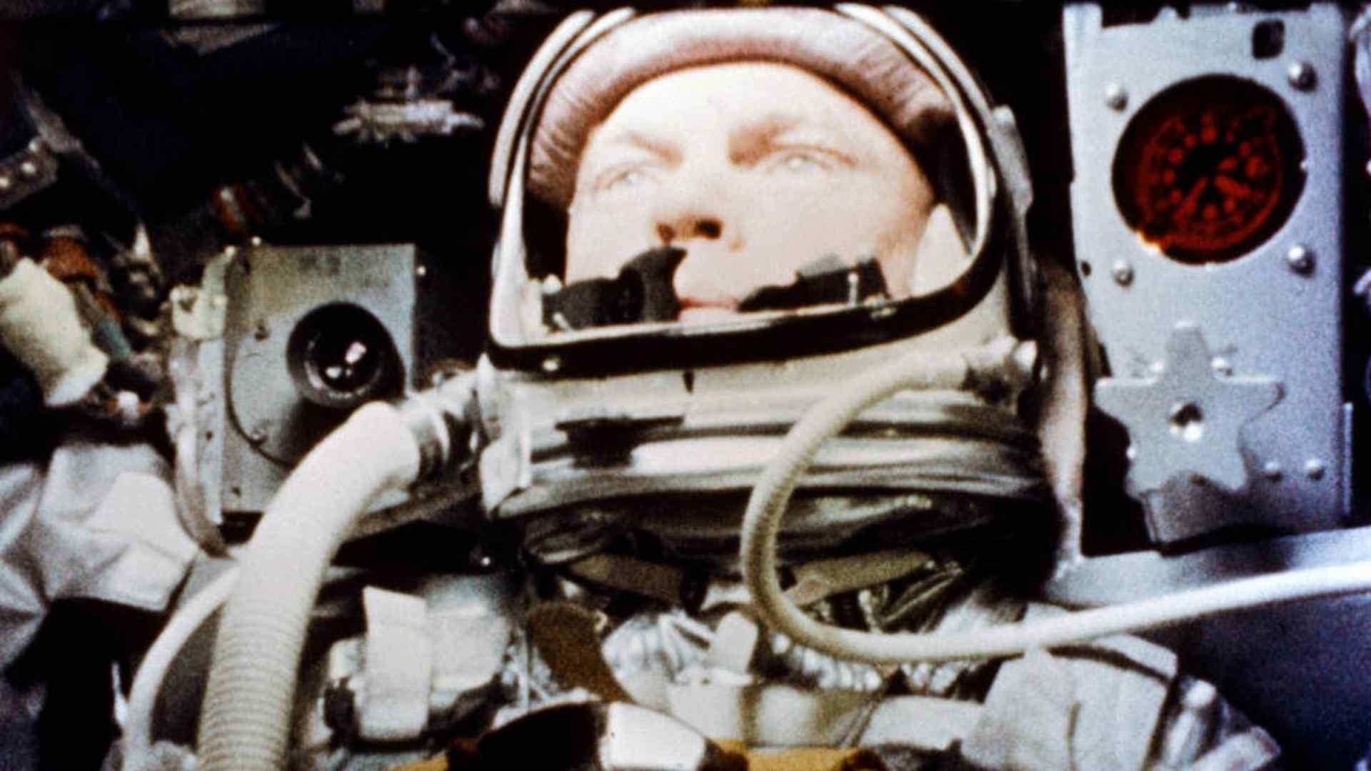 John Glenn orbiting Earth in 1962.