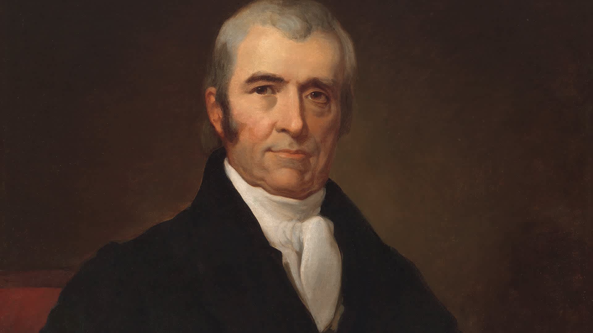 John Marshall, as painted by artist James Reid Lambdin.