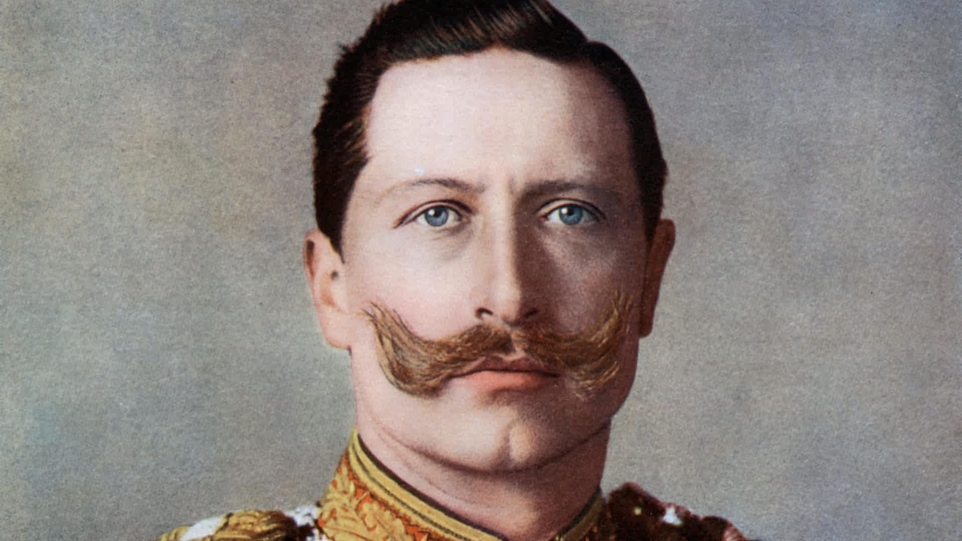 Kaiser Wilhelm II, Emperor of Germany and King of Prussia, late 19th-early 20th century. Wilhelm (1859-1941), was the last German emperor and king of Prussia.