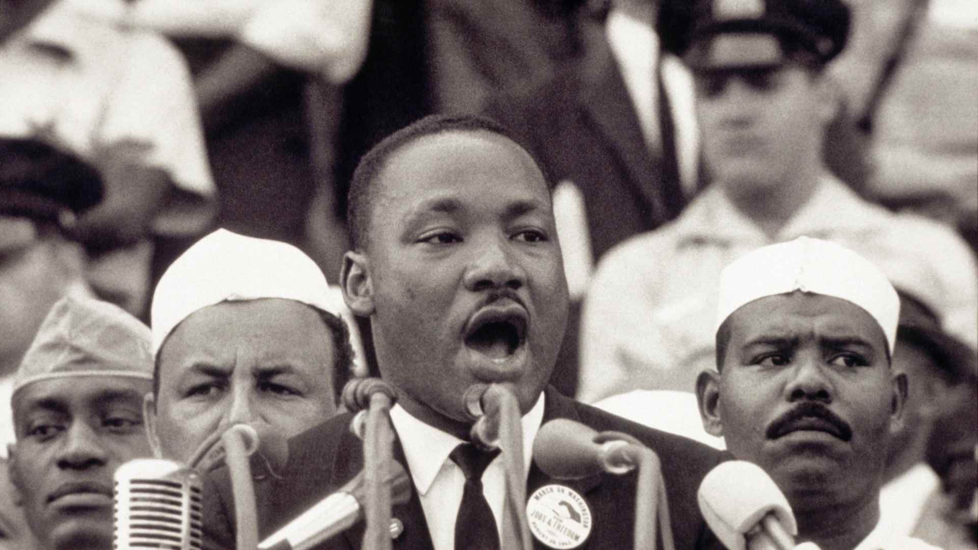 Martin Luther King Giving "Dream" Speech