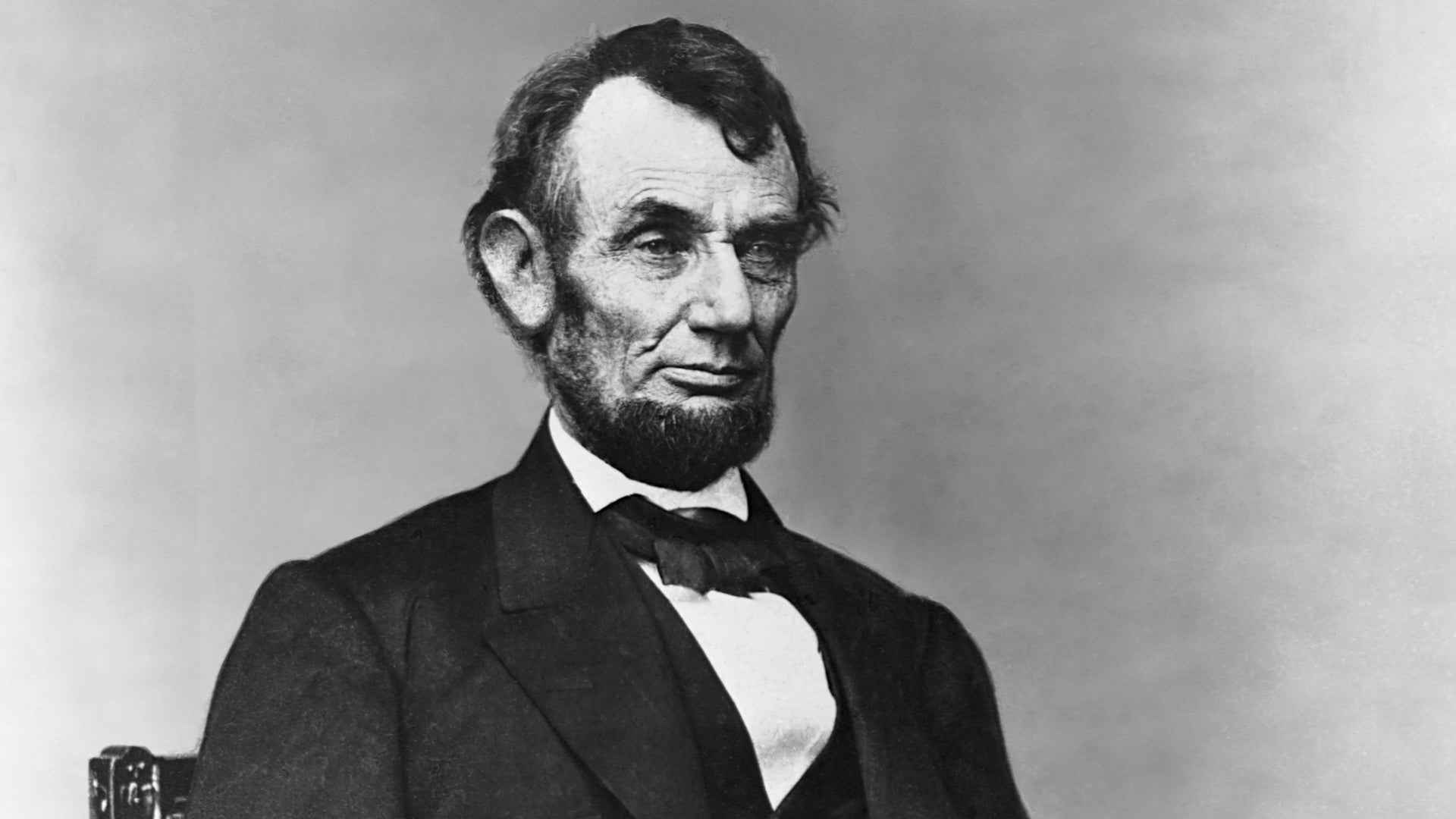 President Abraham Lincoln, photographed by Mathew Brady