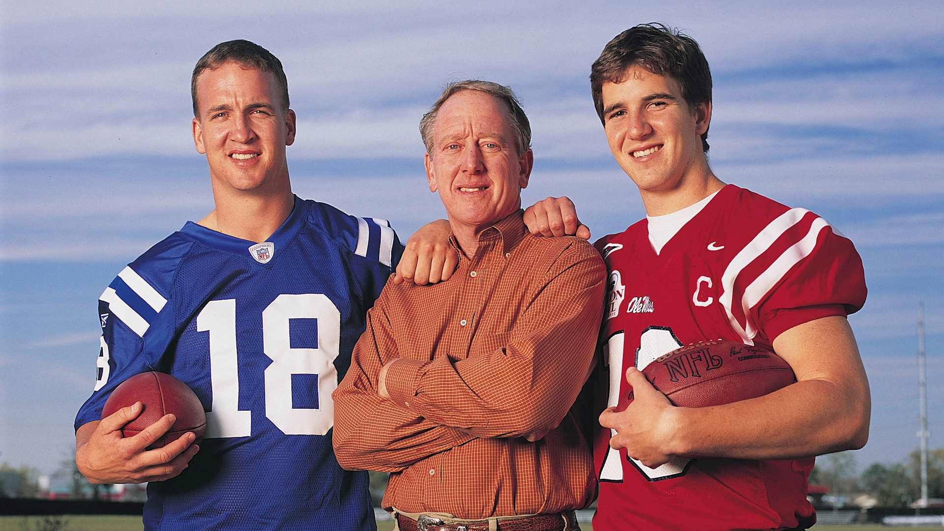 Peyton, Archie and Eli Manning