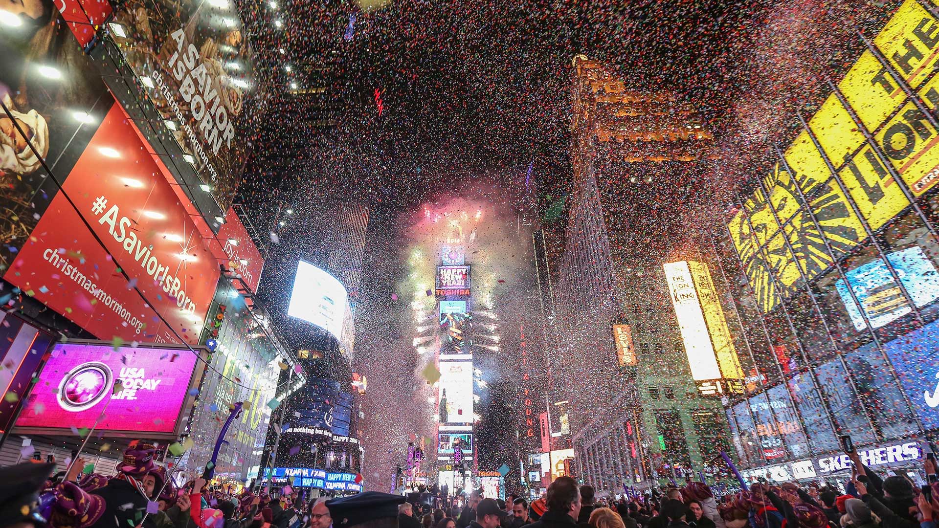 New Years Eve celebration at Times Square.