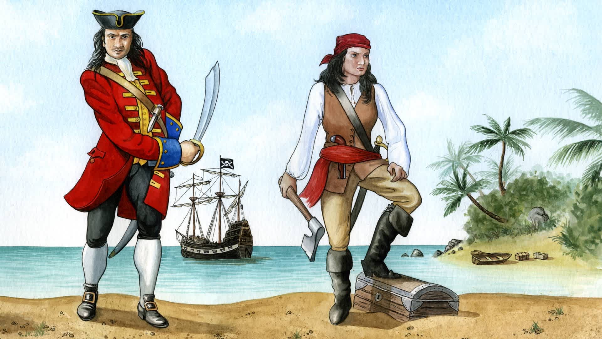 Pirate treasure history