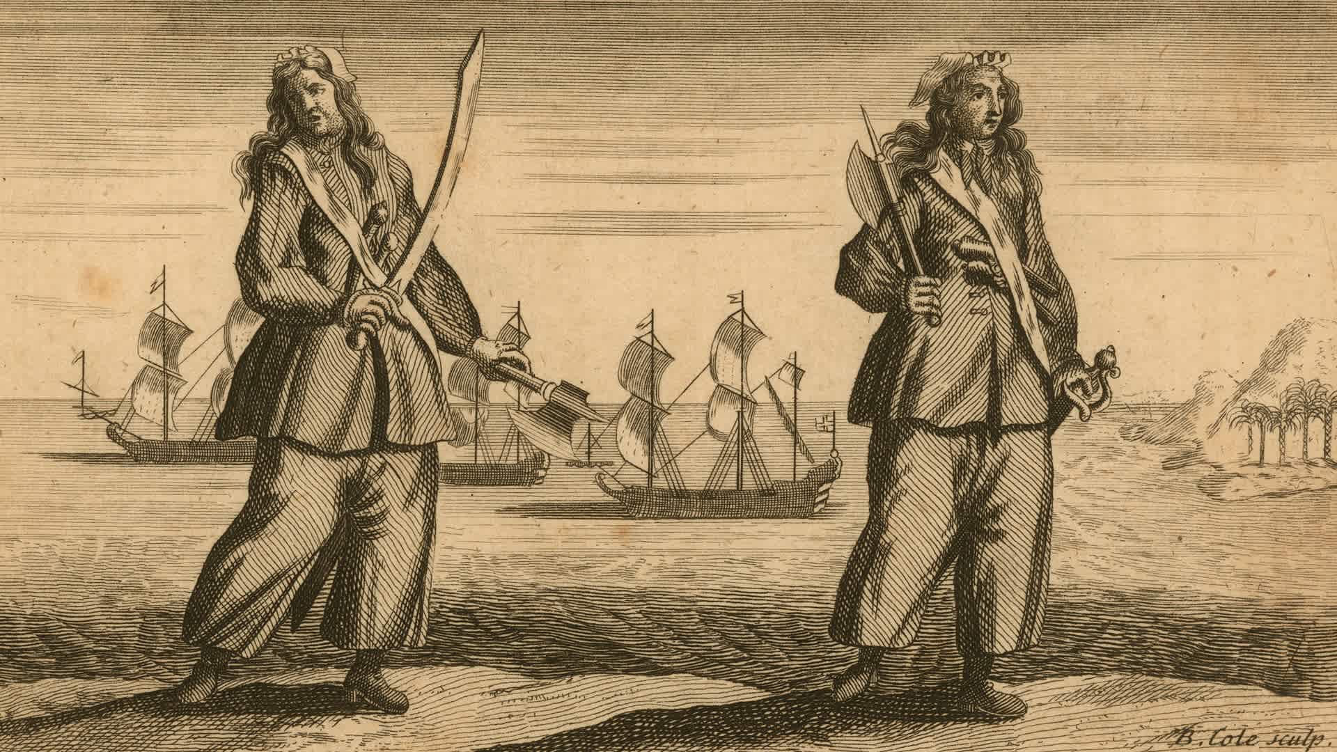 Pirates Of The Caribbean, Ann Bonny And Mary Read, 1724