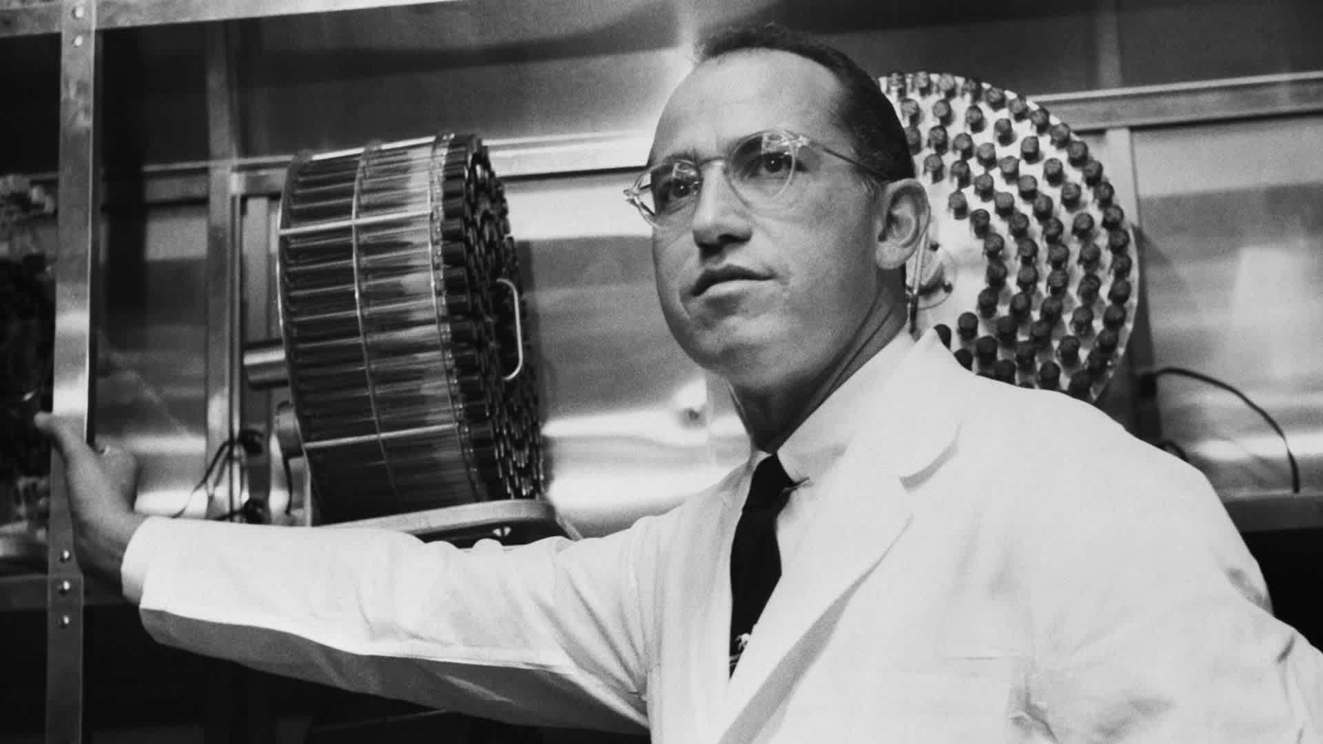 Dr. Jonas Salk, polio vaccine