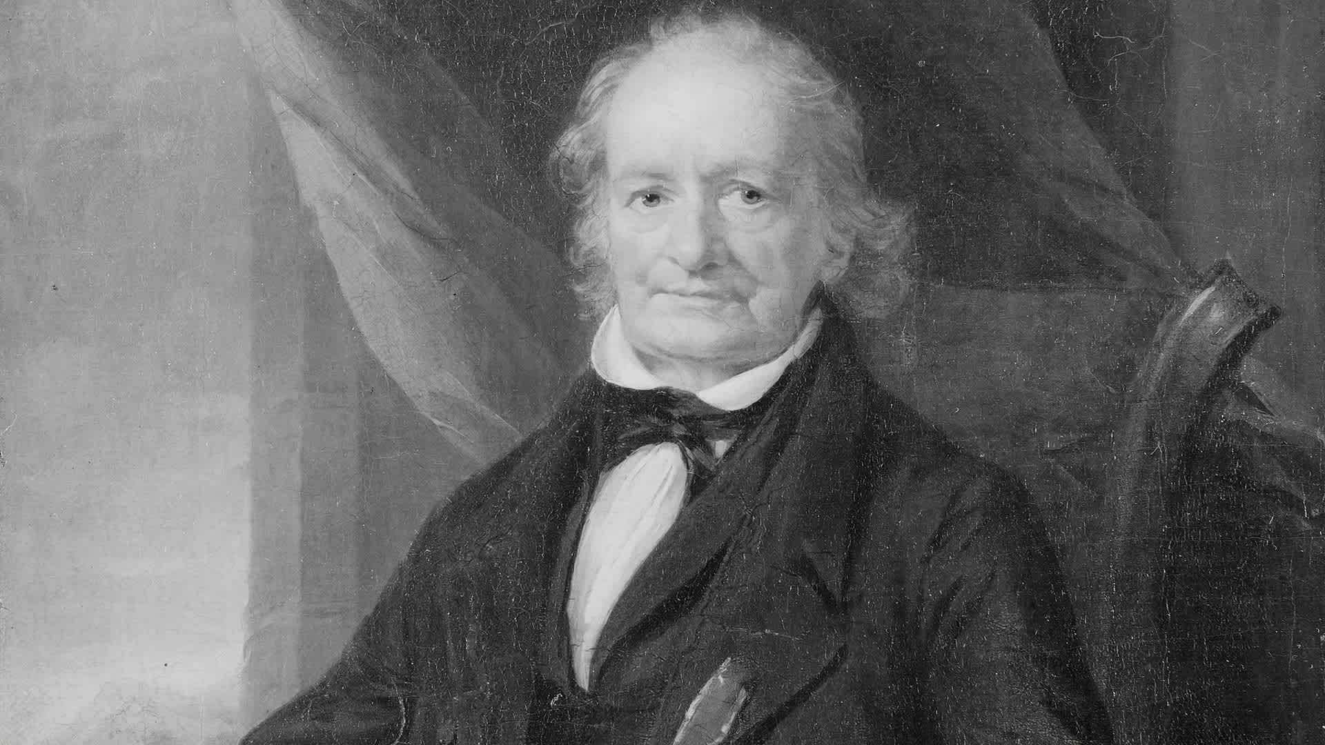 William Popham, circa 1845. Artist George Linen.