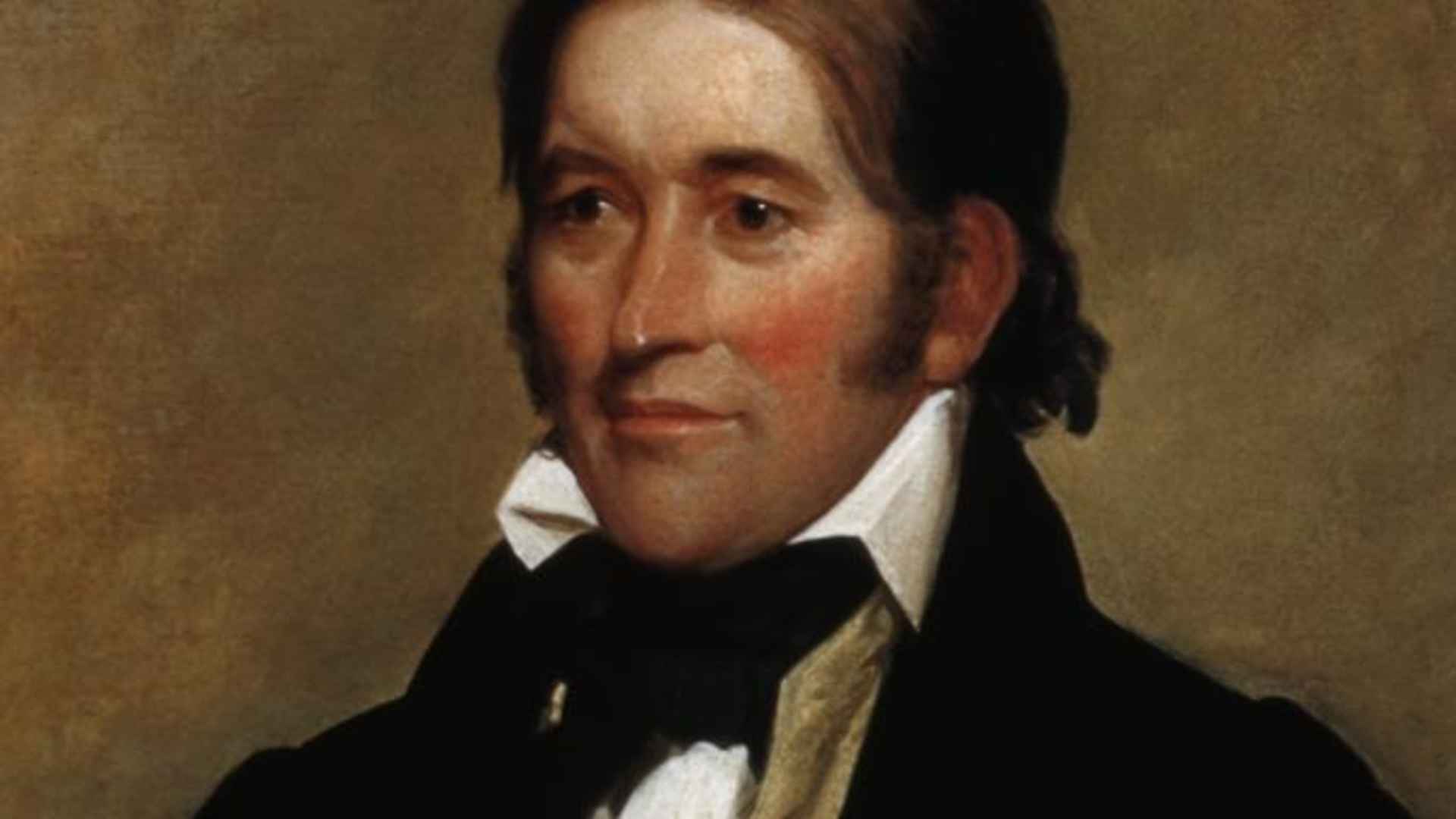Portrait of Davy Crockett by John Neagle