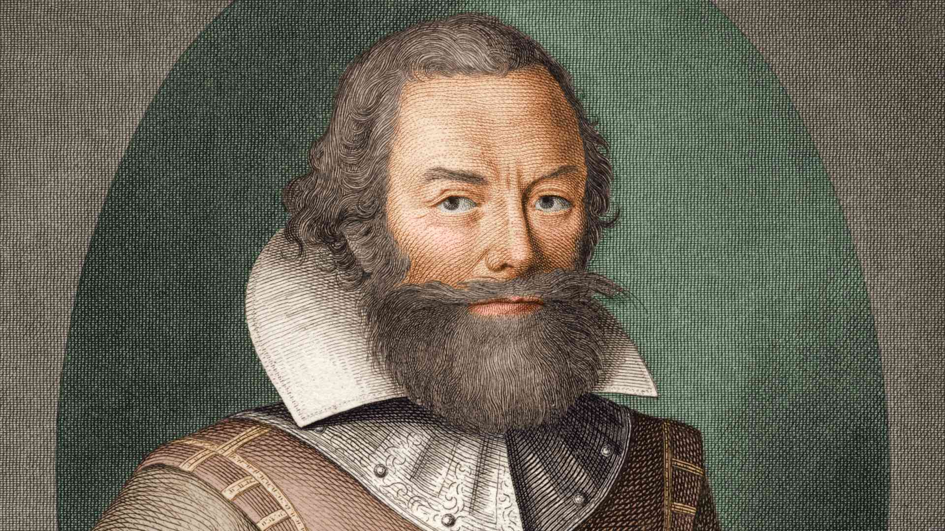 Portrait of English explorer John Smith