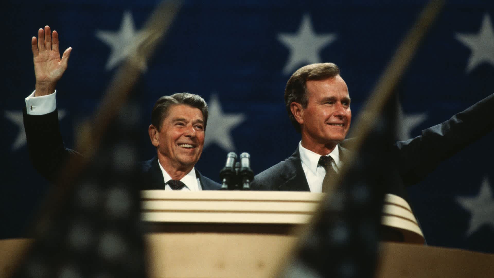 Are there limits for US Vice Presidents? US President Ronald Reagan and Vice President George Bush