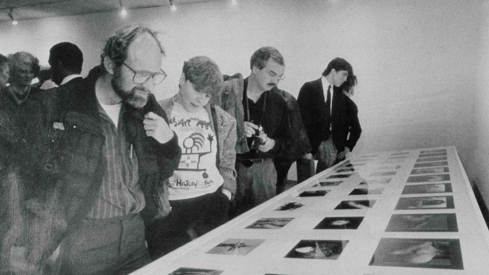 Several thousands turned out to see the controversial works of Robert Mapplethorpe at the Contemporary Arts Center in Cincinnati.