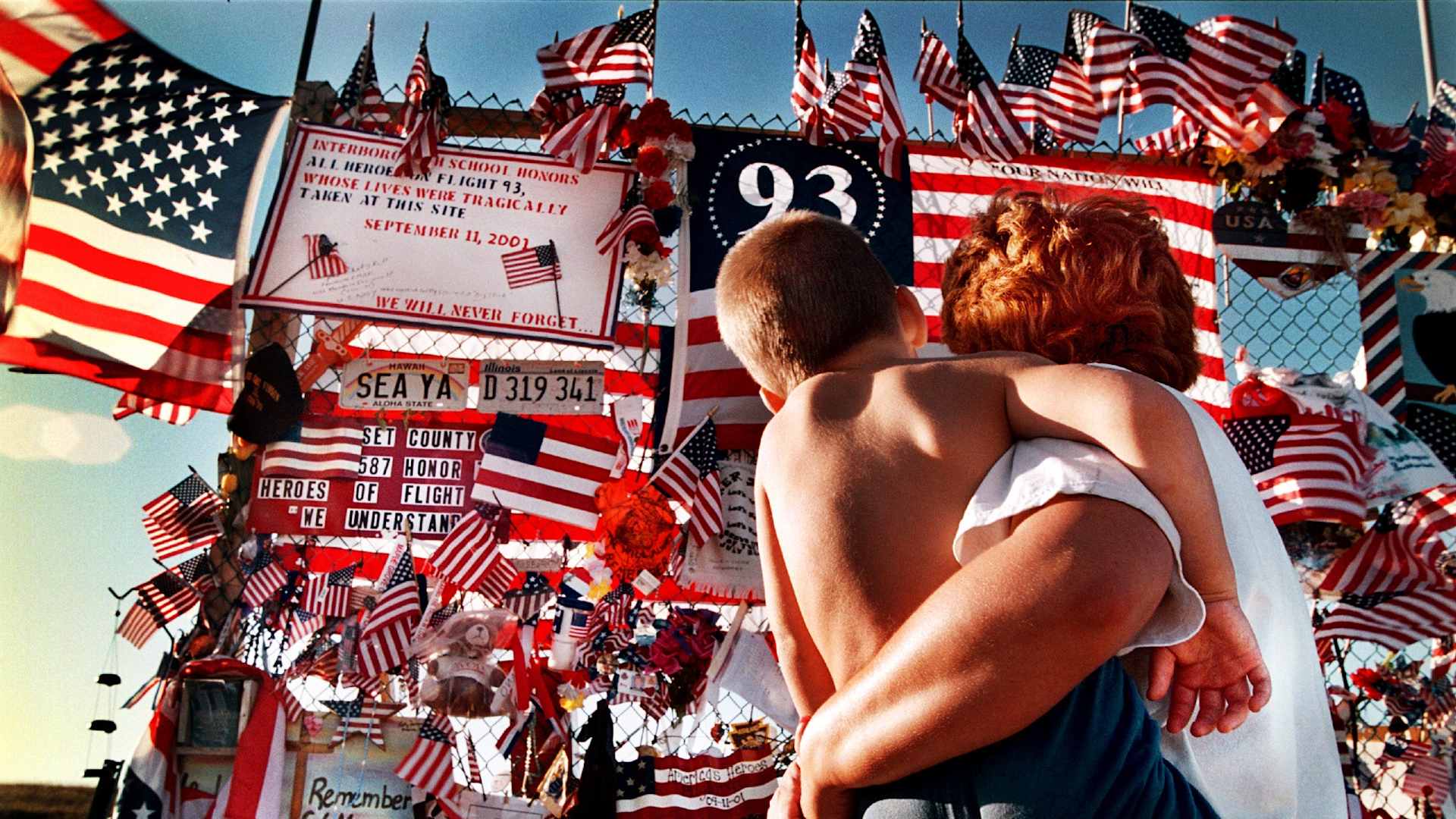 9/11 Attacks: Flight 93 memorial photos (September 11, 2001)