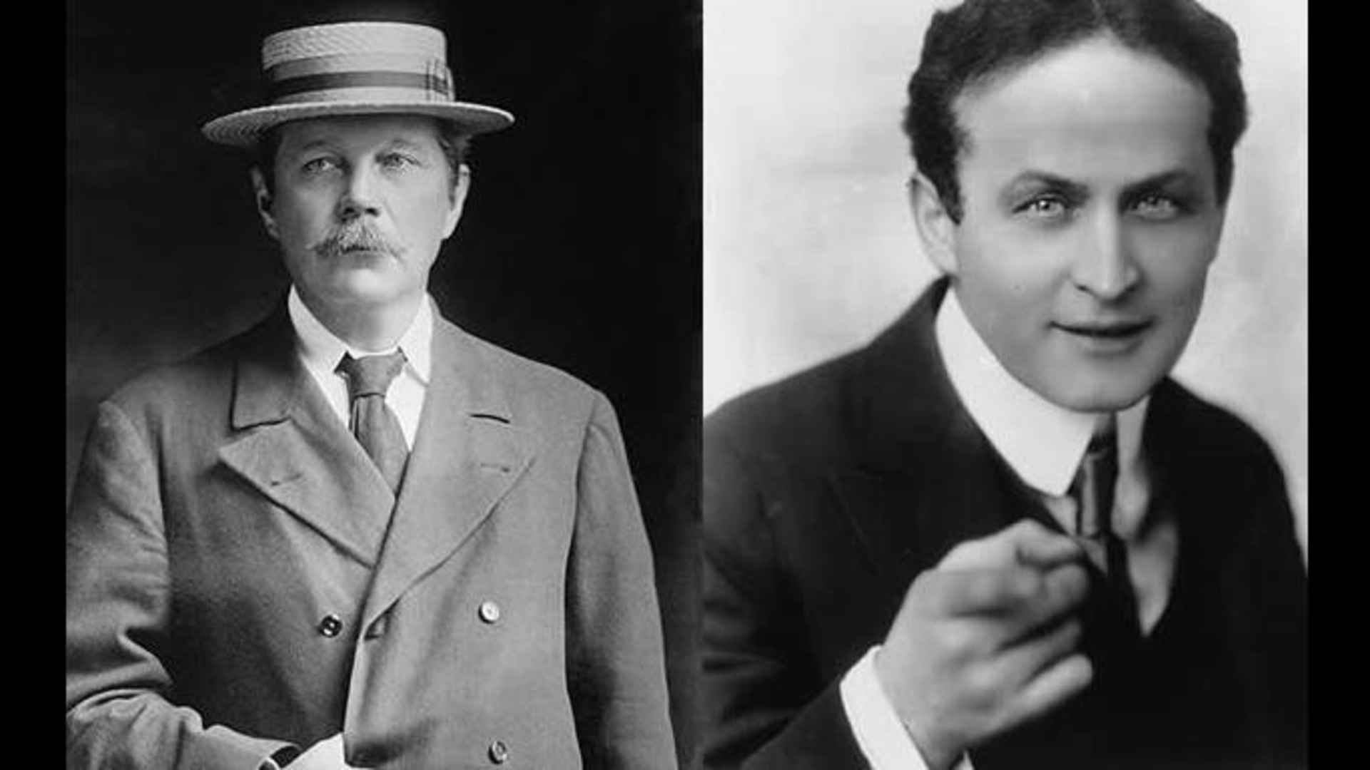 Sir Arthur Conan Doyle and Harry Houdini