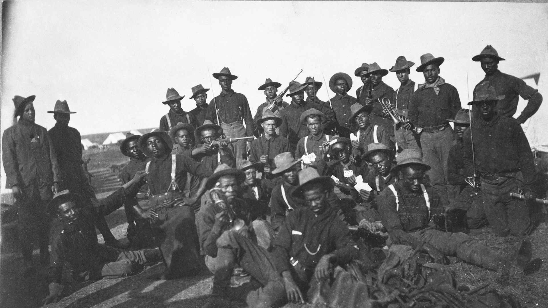 Buffalo Soldiers in 1898 during the Spanish-American war