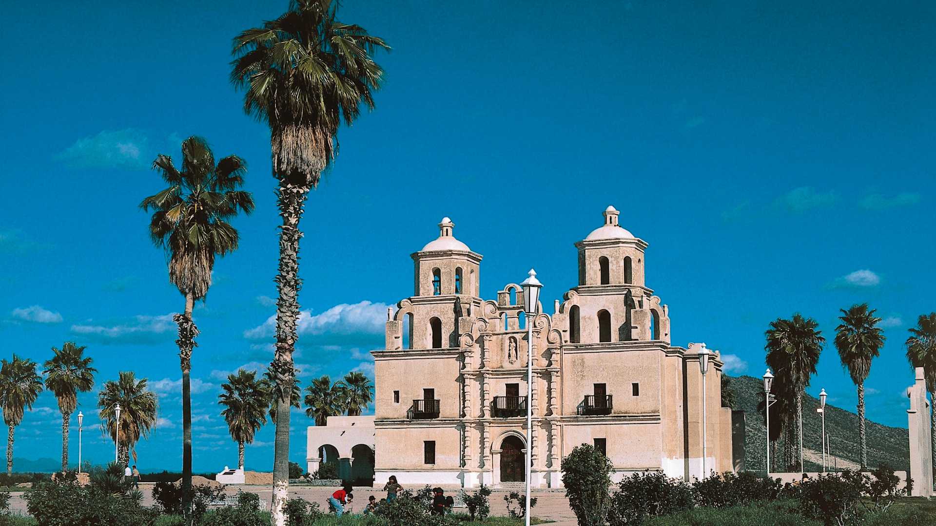 Church of Purisima Concepcion de Nuestra Senora de Caborca, 1809, Caborca, state of Sonora. Mexico, 19th century.