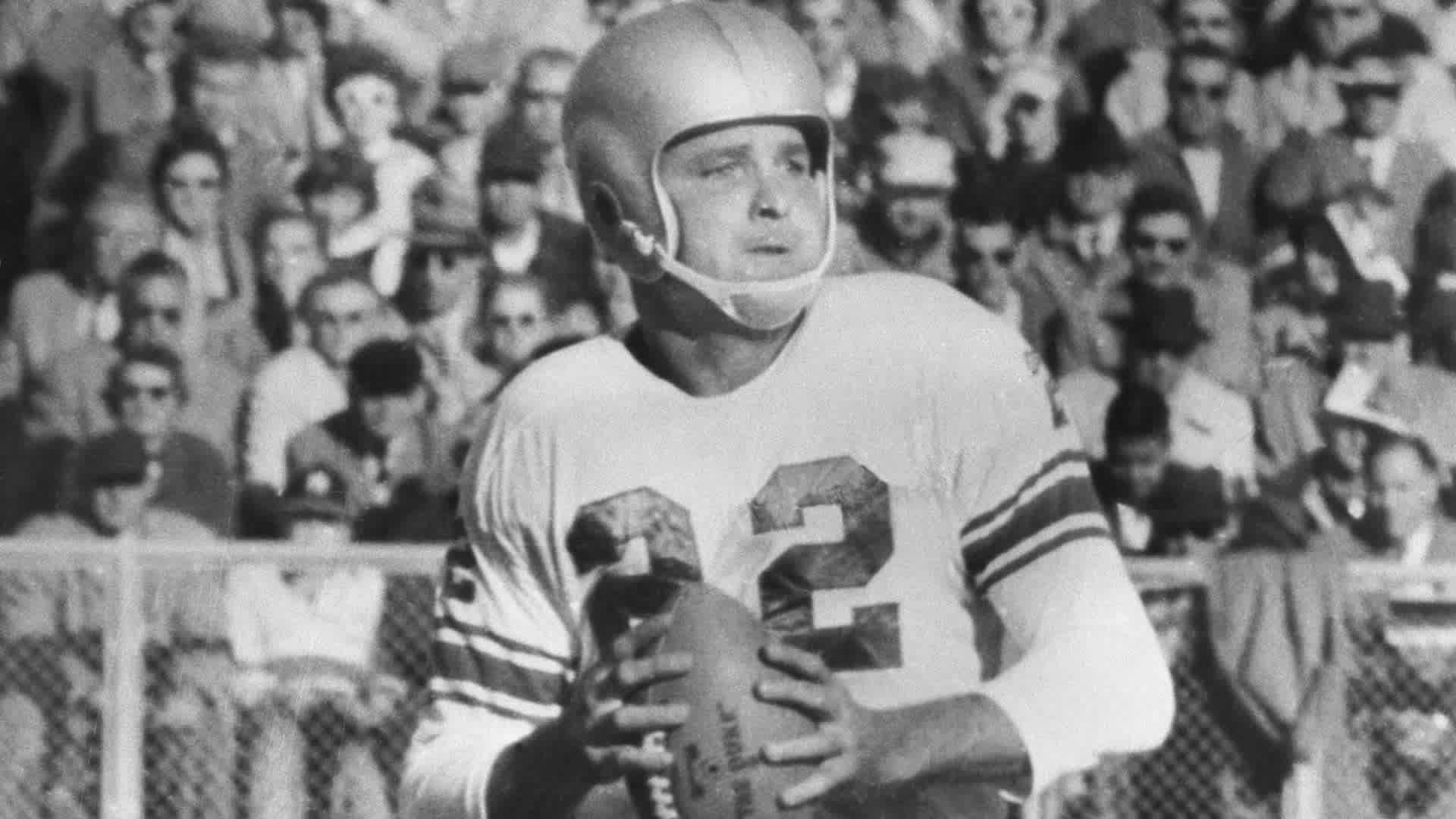 The Detroit Lions have won one playoff game since trading Bobby Layne in 1958.