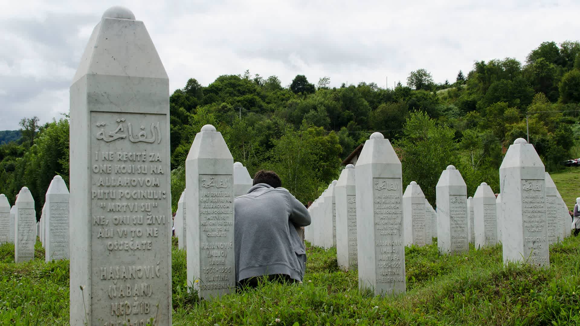Anniversary of the slaughter of Srebrenica, Bosnia, where more than 8000 Muslim civilians were killed in 1995 by the Serbian army. Funeral prayer is performed for the 175 newly identified Srebrenica victims during the mass burial ceremony at Srebrenica-Potocari Memorial and Cemetery in Srebrenica, Bosnia and Herzegovina, July 11, 2014.