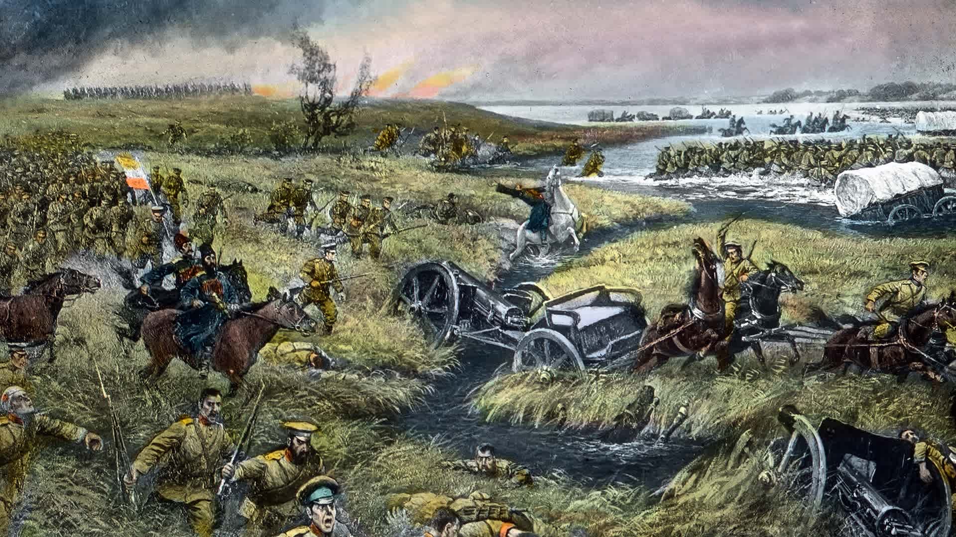 Site of the battle of Tannenberg, Germany, August 1914.